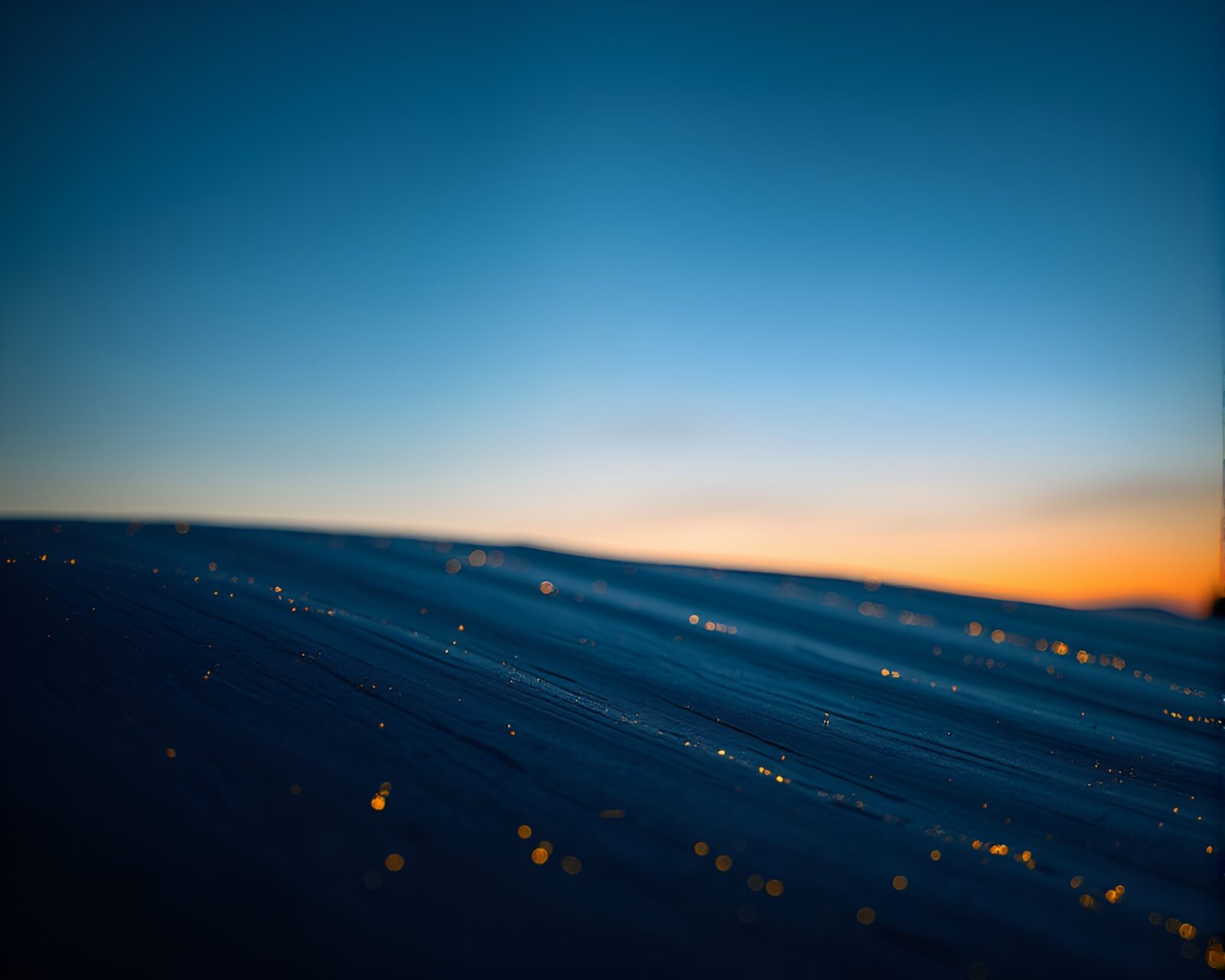 Abstract dimensional rift opening with metallic scratches at twilight