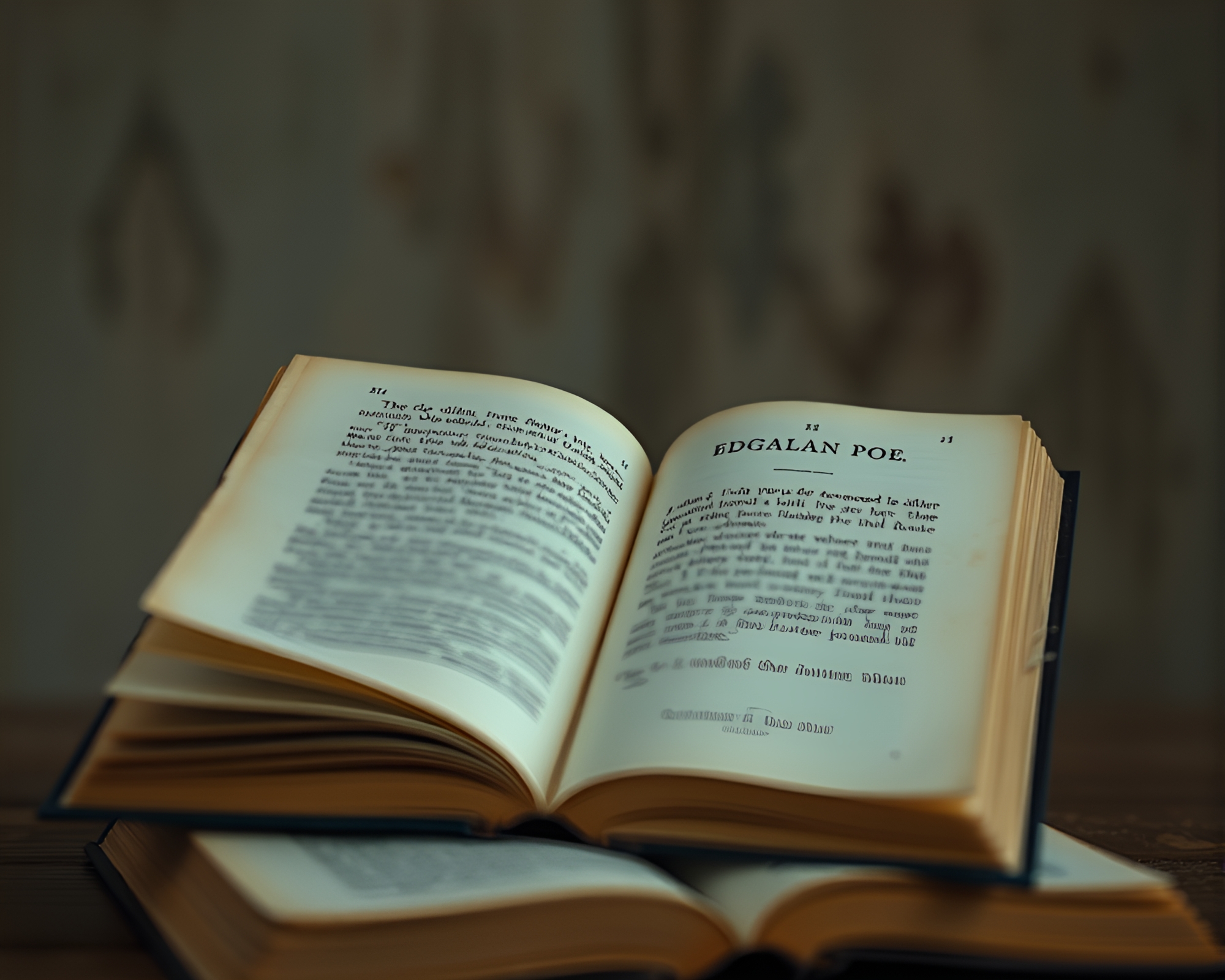 Enigmatic Poe-Inspired Motion Capture in Soft Pastels – free AI stock image