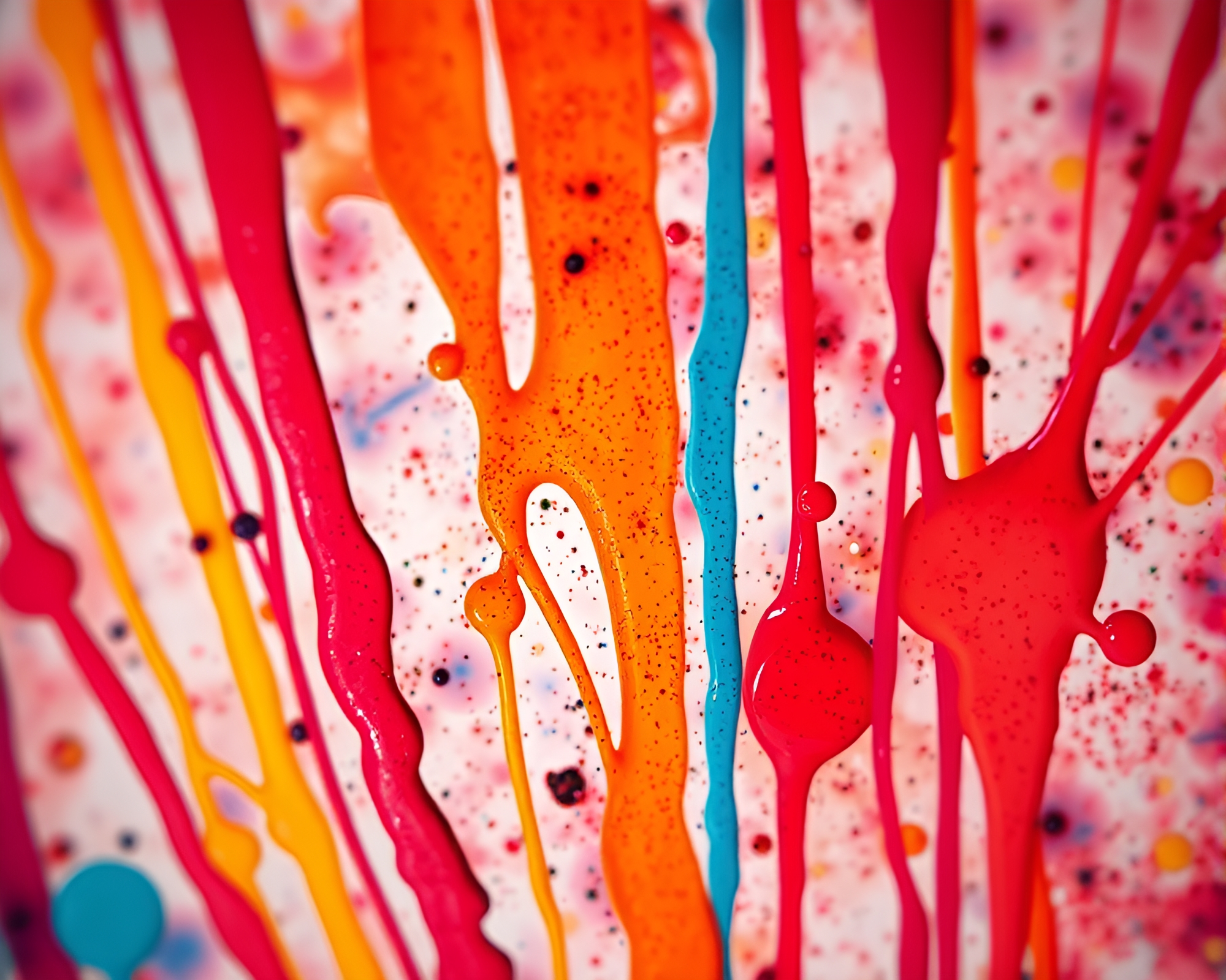 Microscopic Organic Spray Paint Composition – free AI stock image