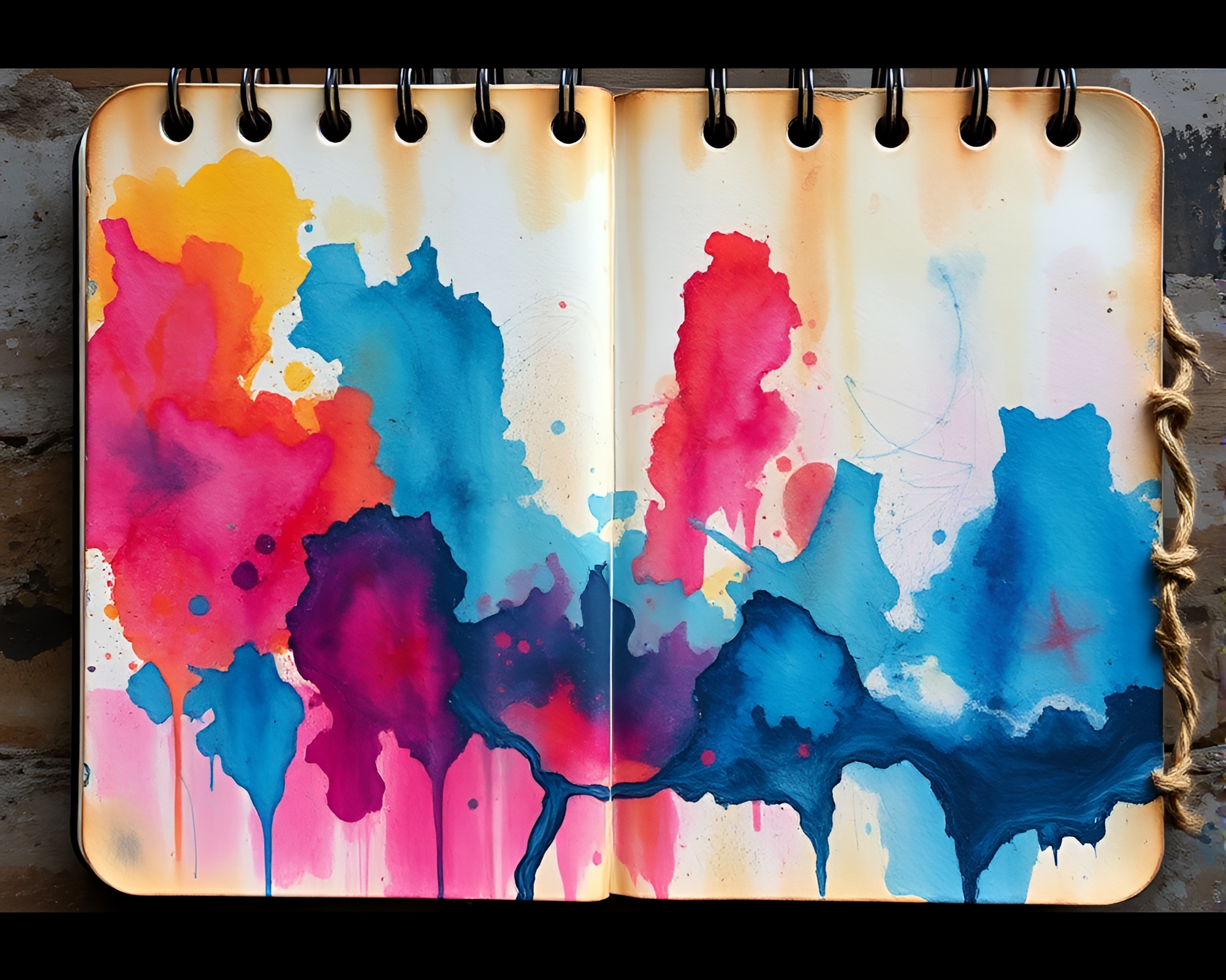 Vibrant Street Art Dreamscape in High Dynamic Range – free AI stock image