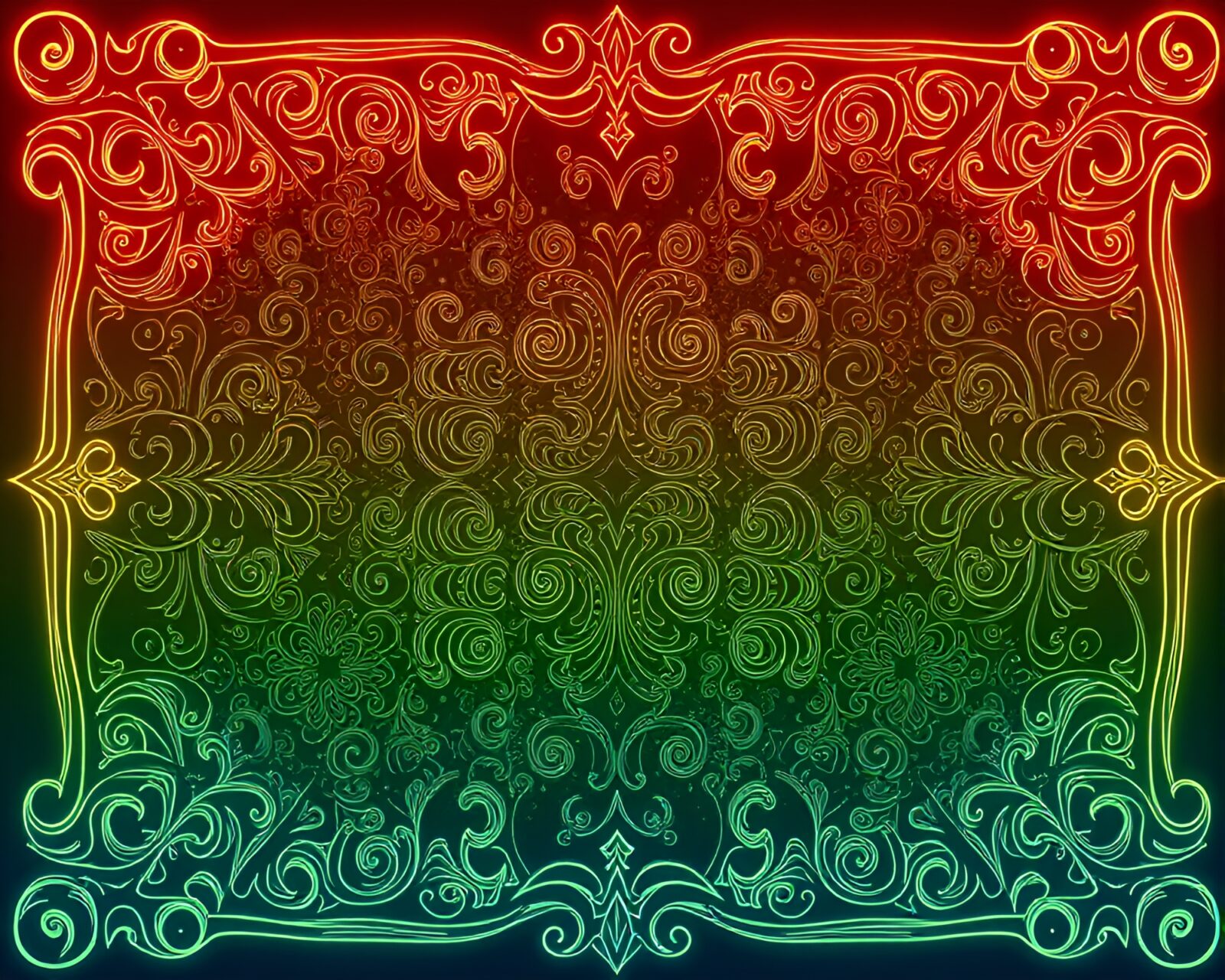 Glowing ancient scroll with intricate patterns under softbox lighting