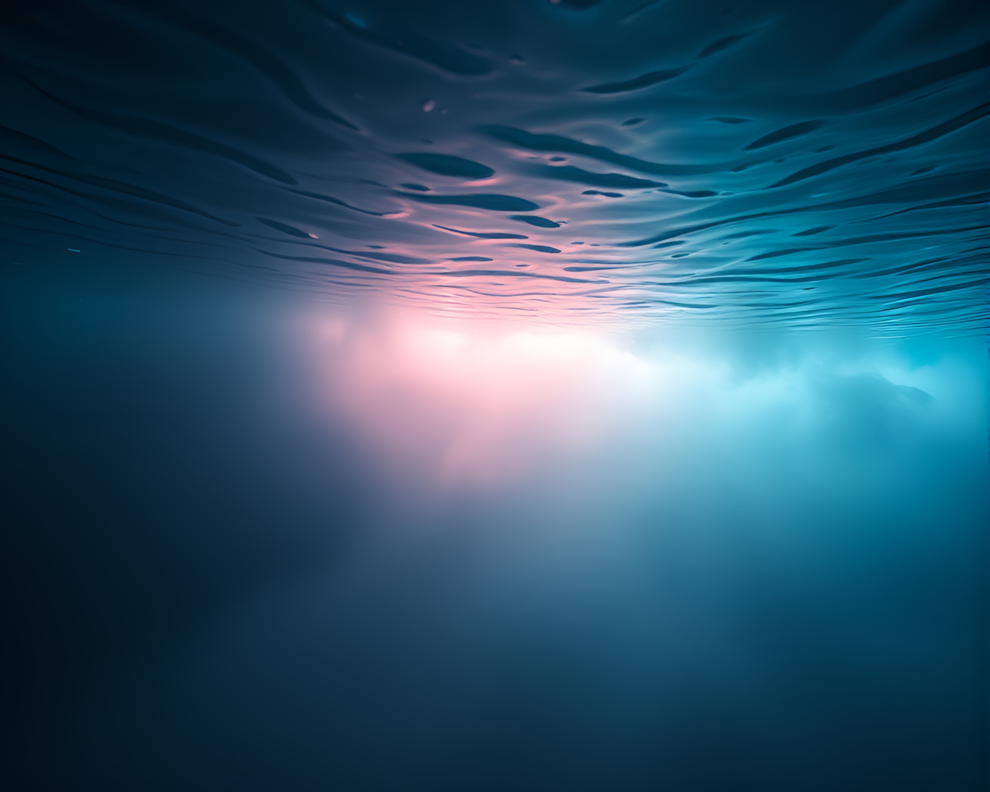 Ethereal Underwater Dome Amidst Drifting Fog – free AI stock image