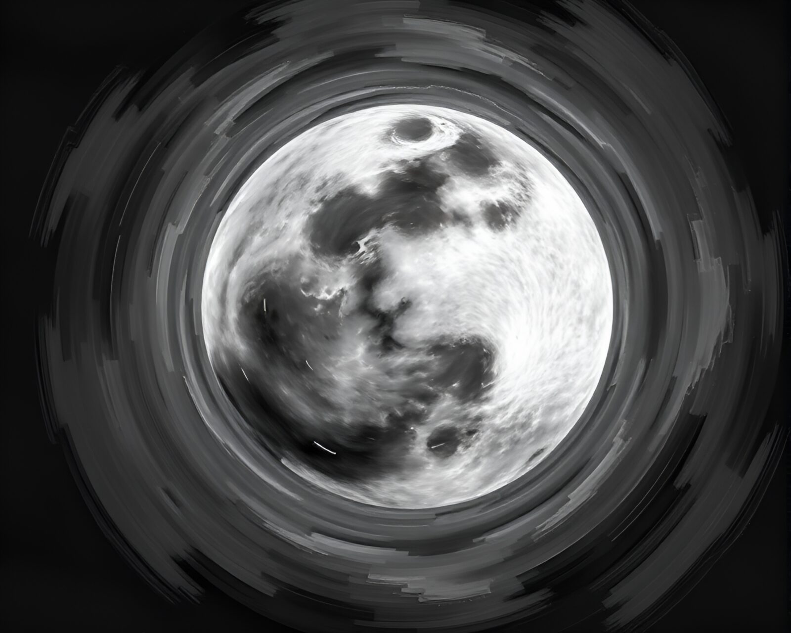 Fantastical impressionist painting of a centaur under moonlight