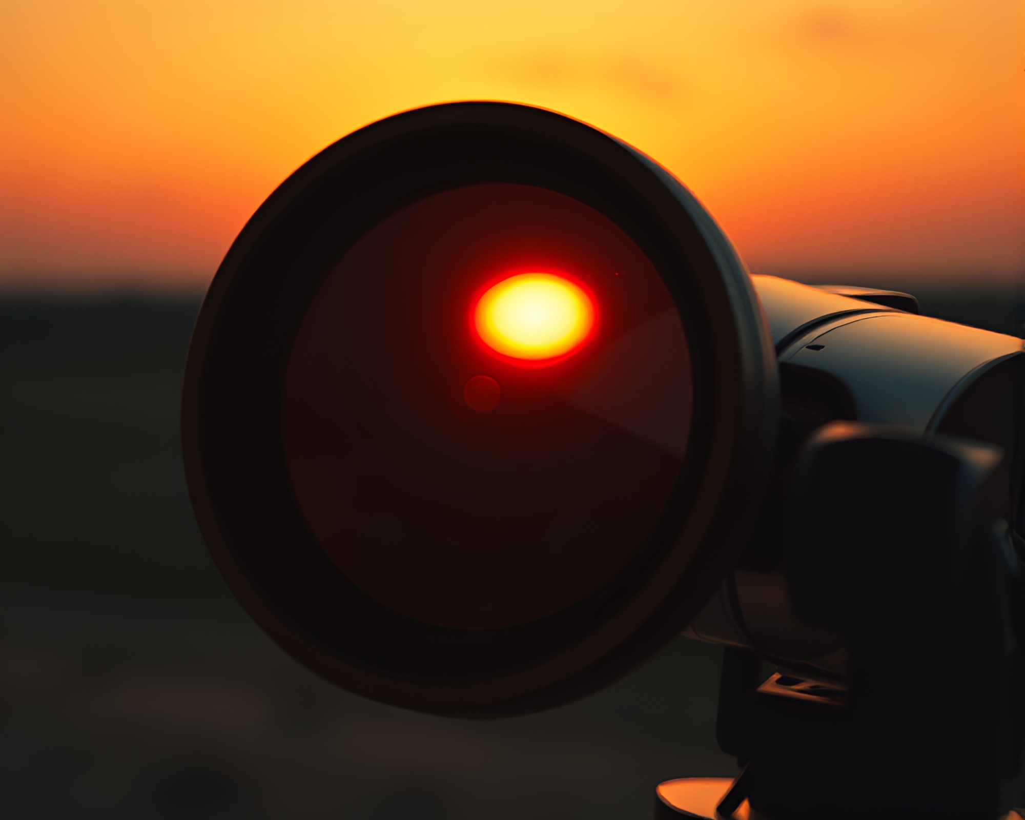 Vintage Brass Telescope on Textured Paper Background – free AI stock image