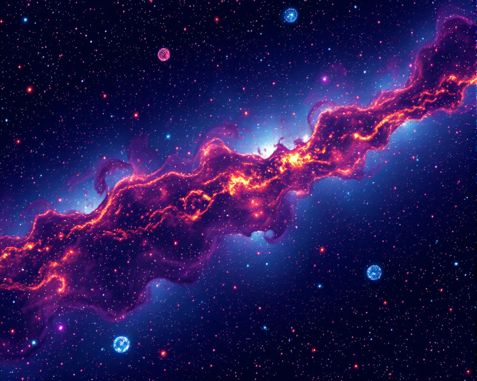 Dazzling pixel art depicting a parallel universe with topaz glow