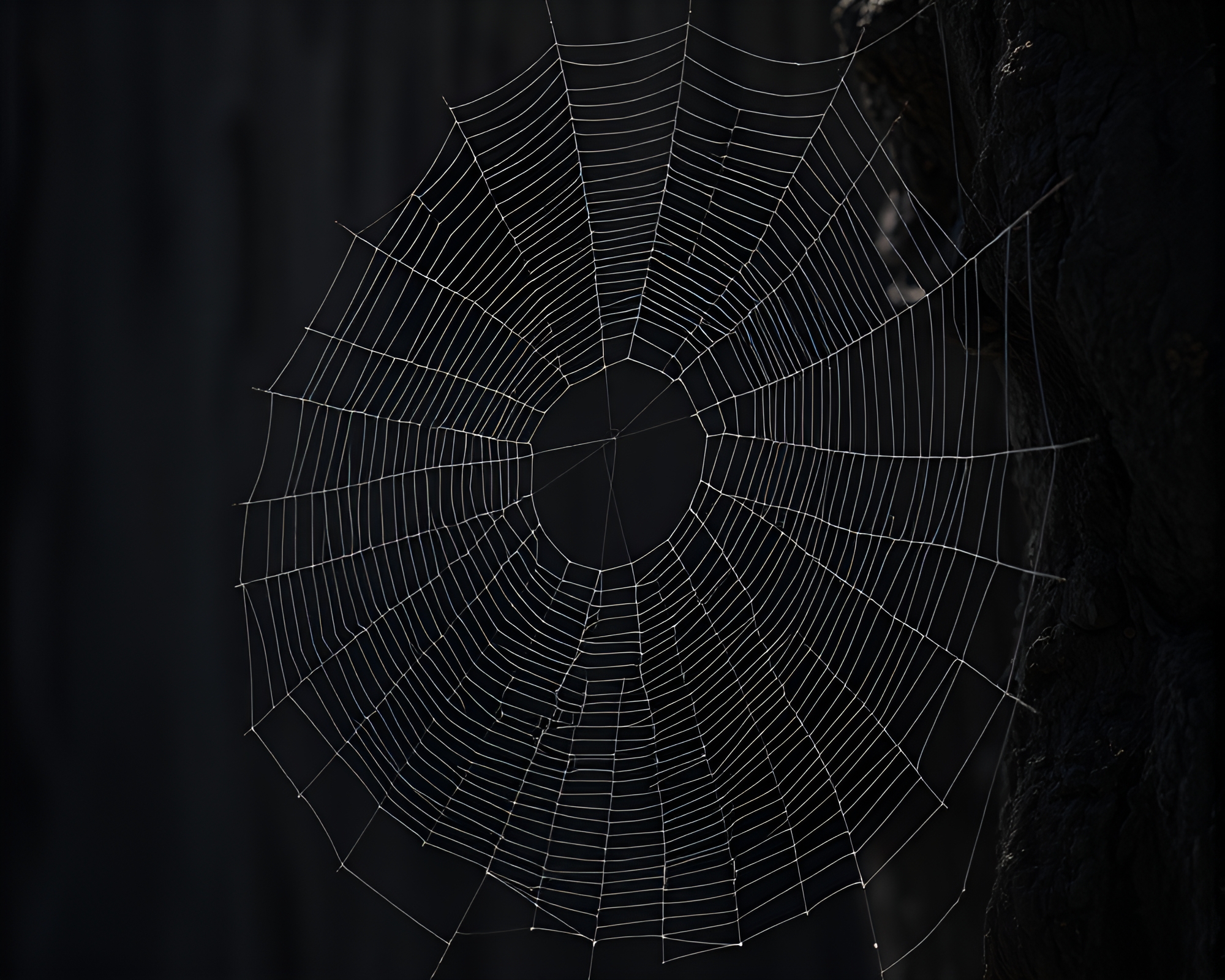 Cliffside Cobweb Abstraction – free AI stock image