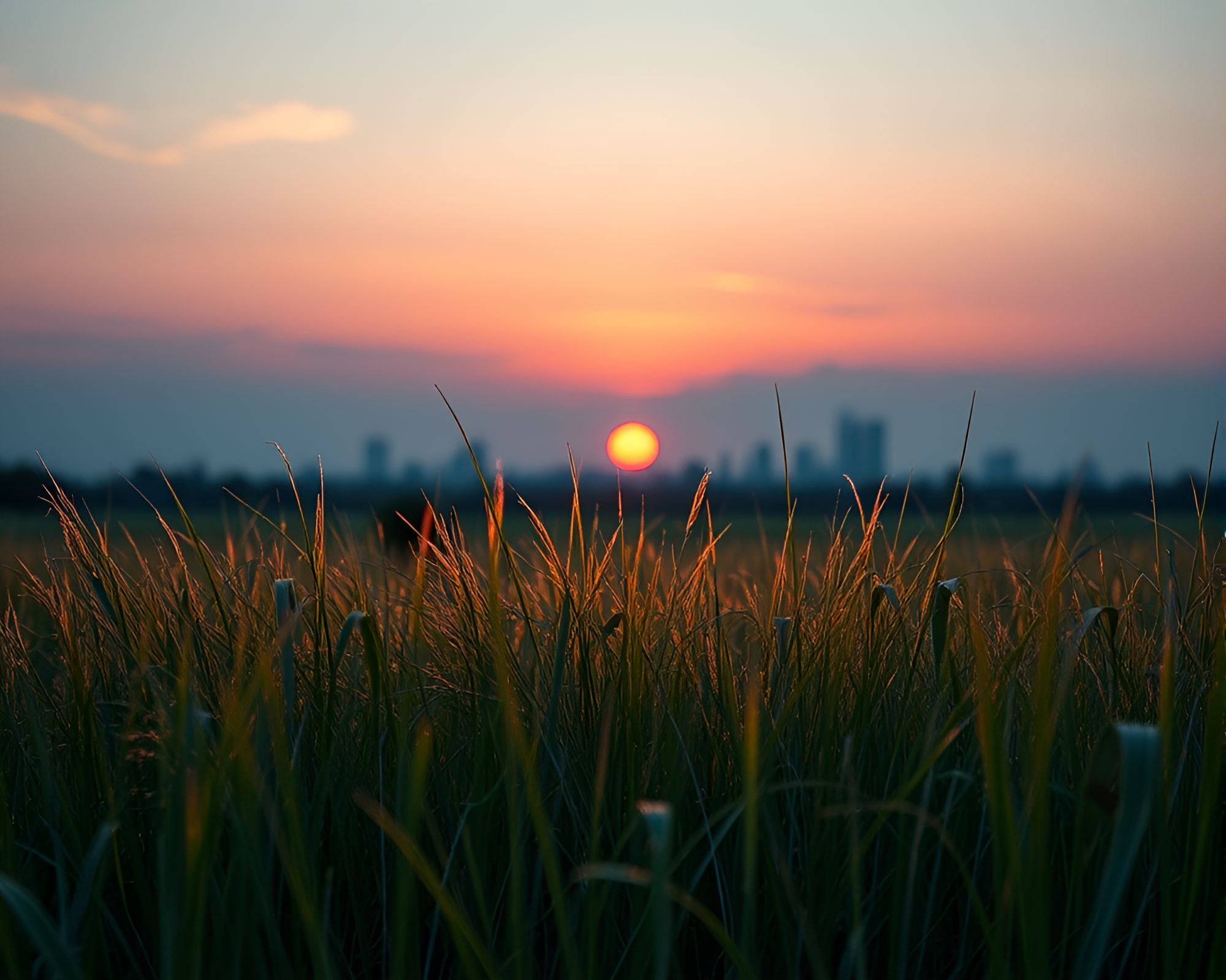 Savannah Sunset: Metallic Wireframe Composition – free AI stock image