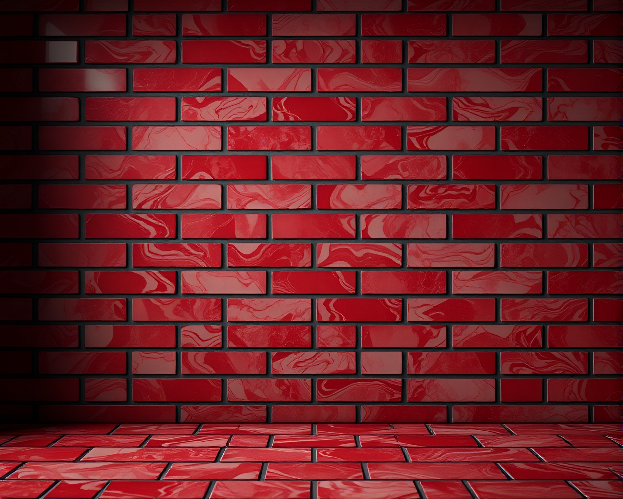 Film Noir Marbled Cake Mosaic Tiling Art – free AI stock image