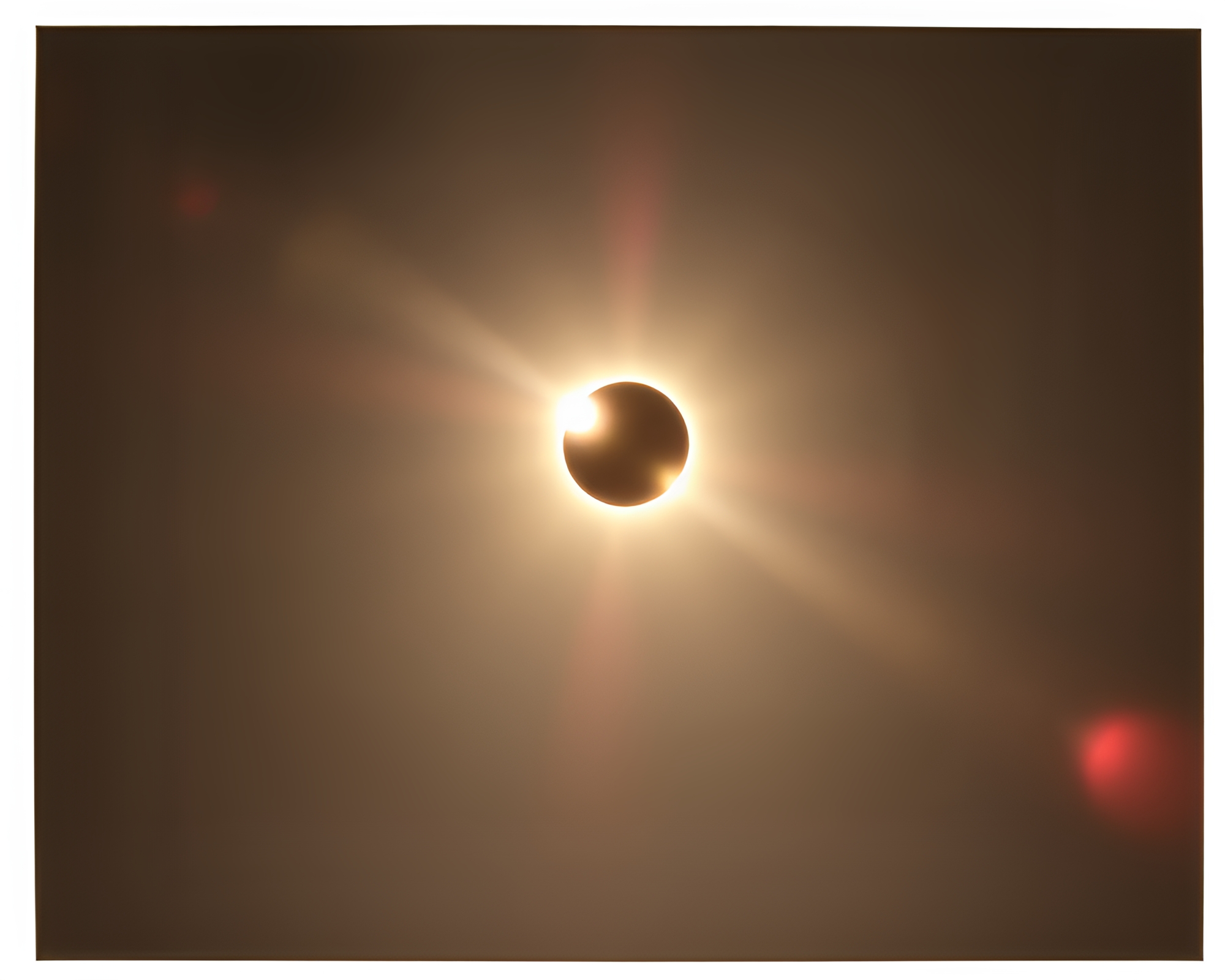 Fibonacci Spiral Eclipse Illuminated by Midday Light – free AI stock image