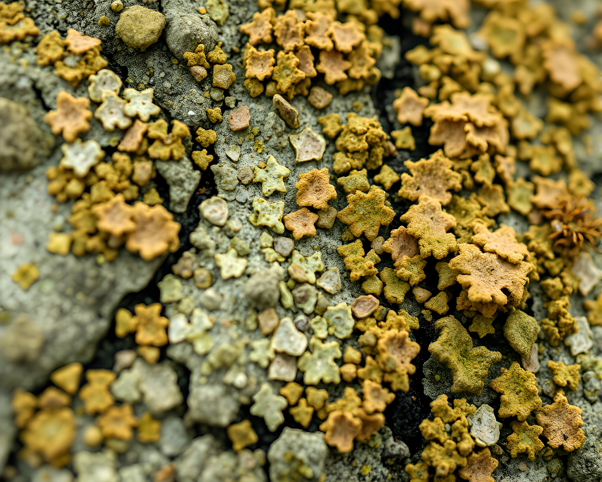 Lichen Textured Binary Code in Muted Pastels – free AI stock image