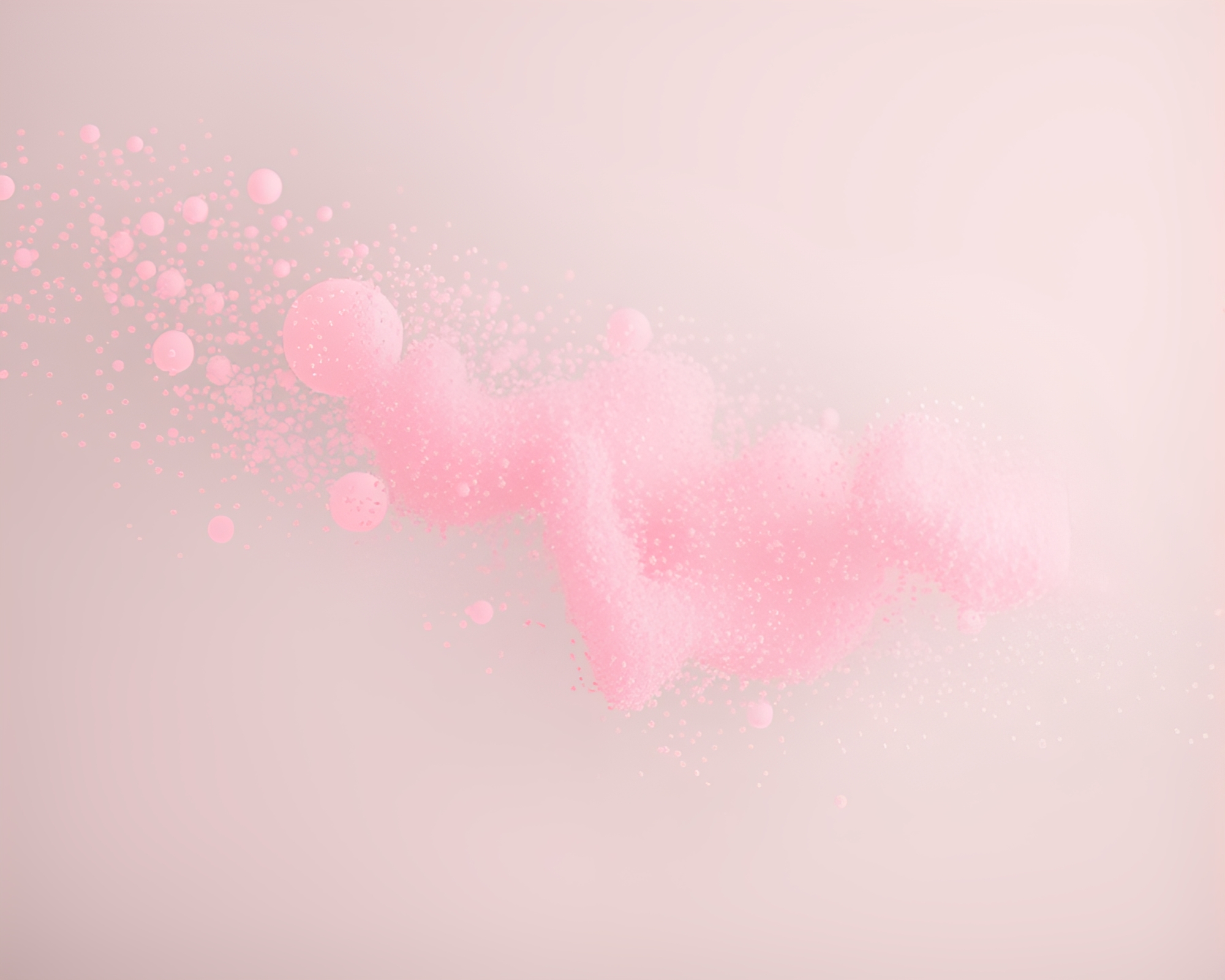 Ethereal Savannah Particles in Blush Pink Light – free AI stock image