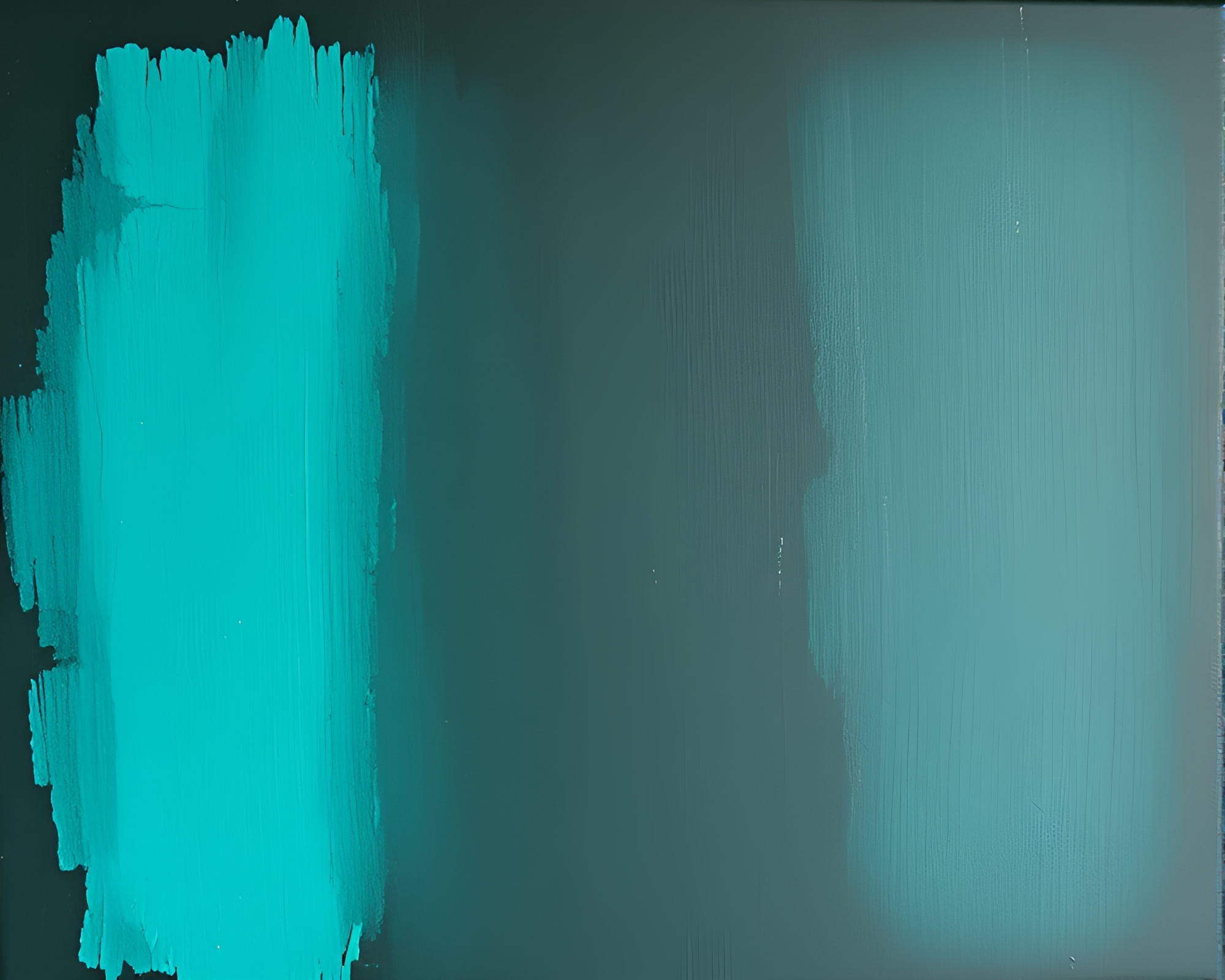 Turquoise Obelisk Rising from Chalkboard Smudges – free AI stock image