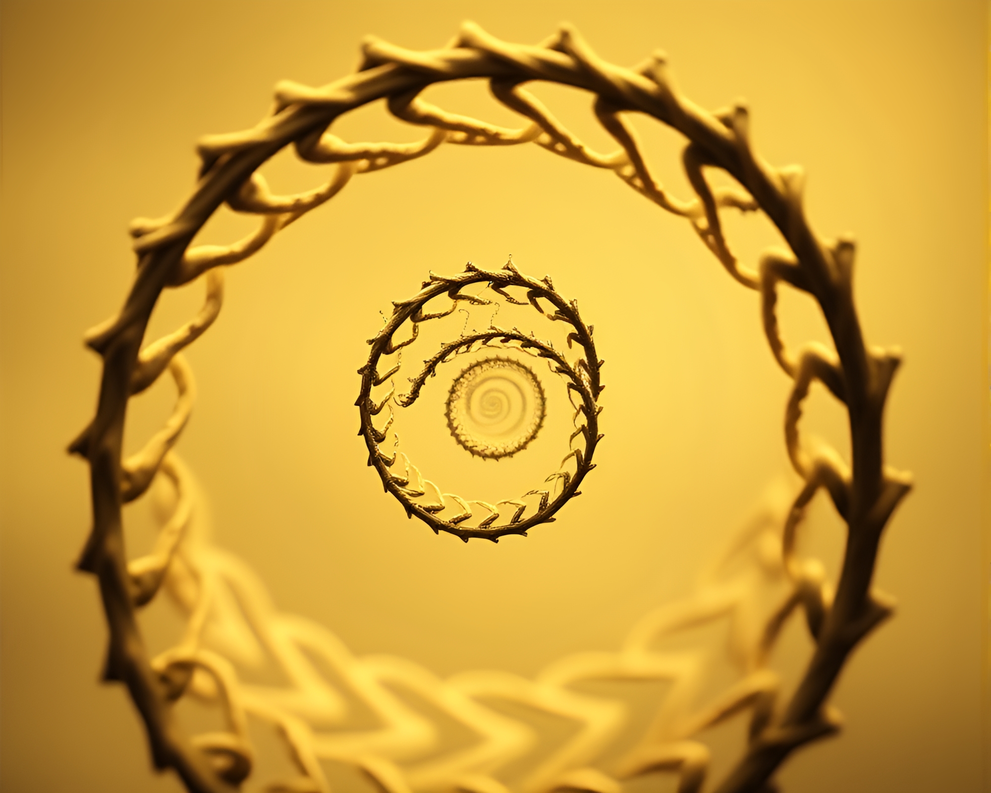 Innovative 3D Bio-Printer Spiral Creation – free AI stock image