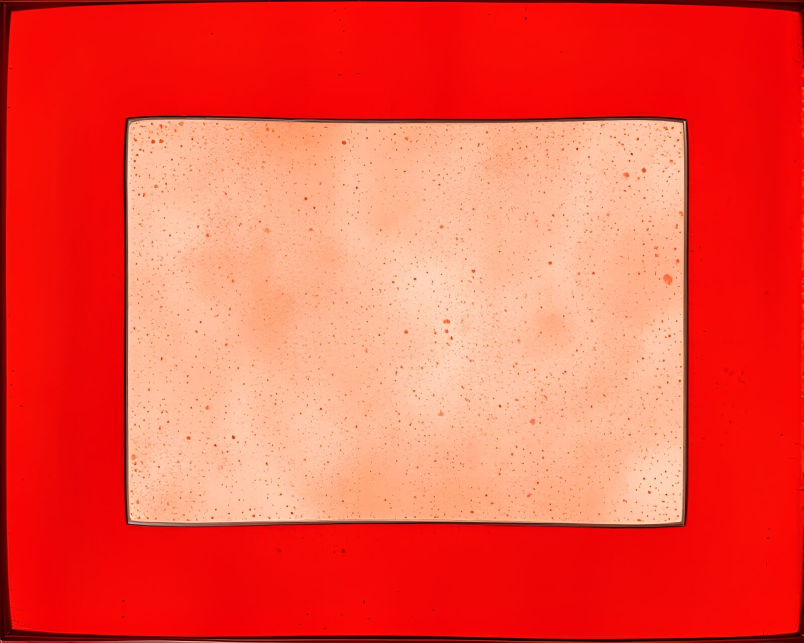 Stipple shaded image of Murano glass hanging in frame