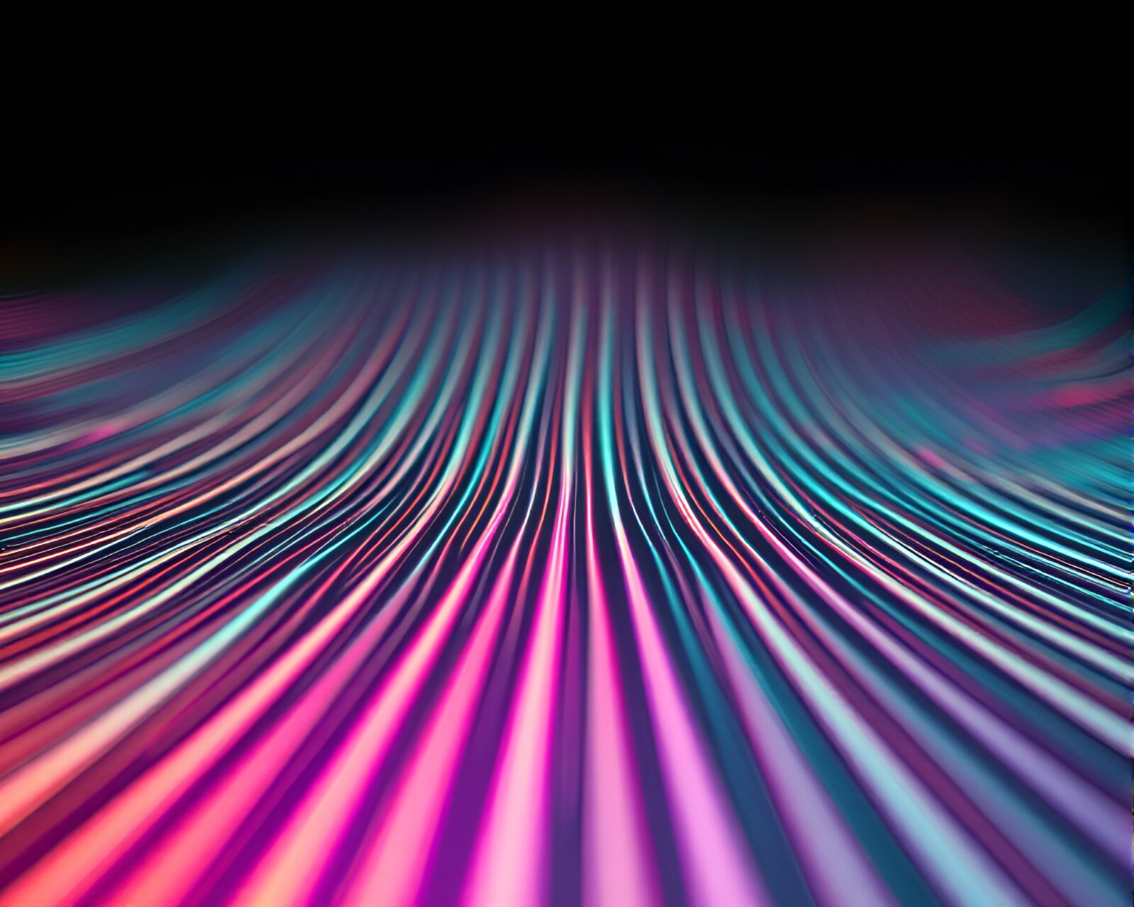 Artistic etching lines creating surreal optical illusion with washed-out colors