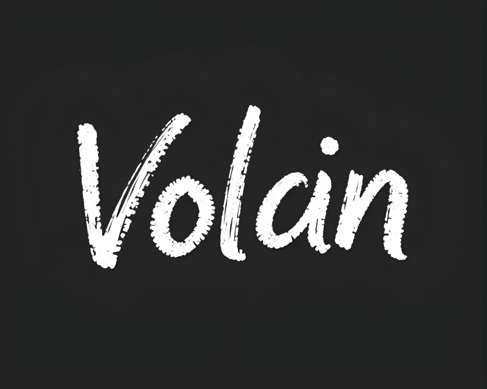 Stippled image of letter on ash in cartoon style