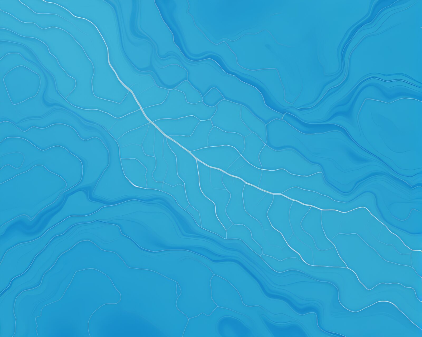 Detailed leaf vein pattern intertwined with microphone in swirling blue hues