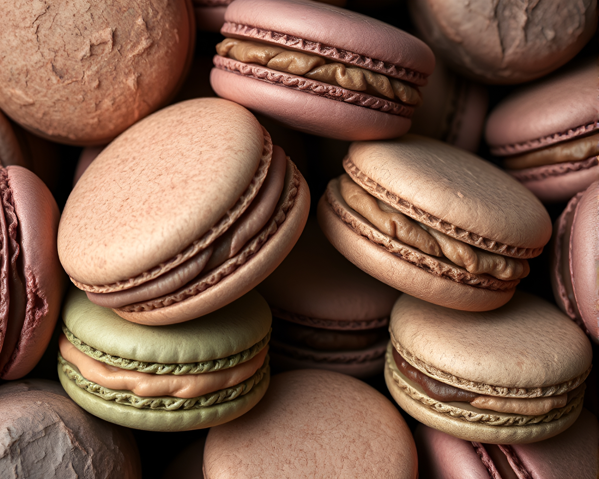 Ethereal Macaron Necromancy – free AI stock image