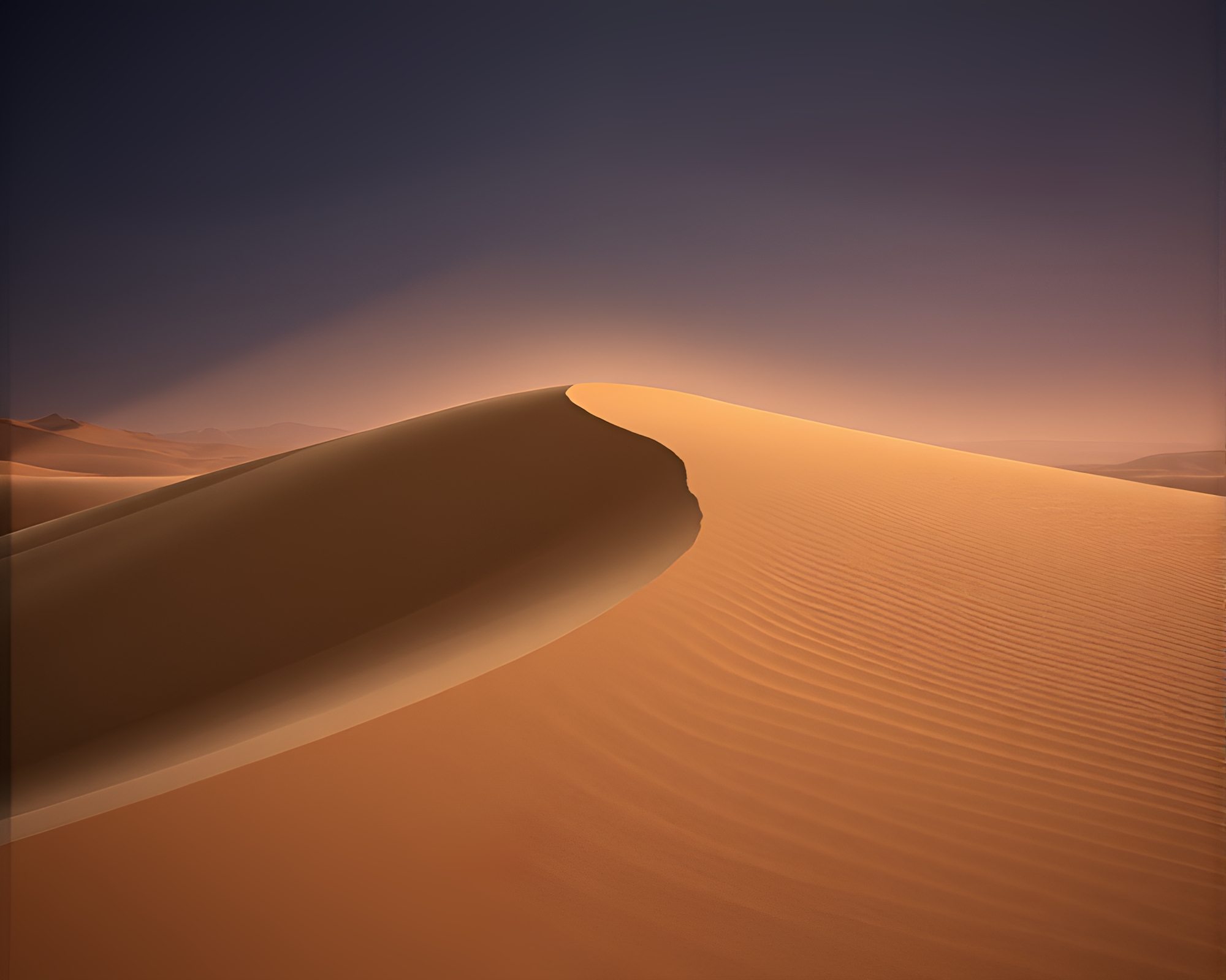 Sand Dunes in Dystopian Theatrical Motion – free AI stock image