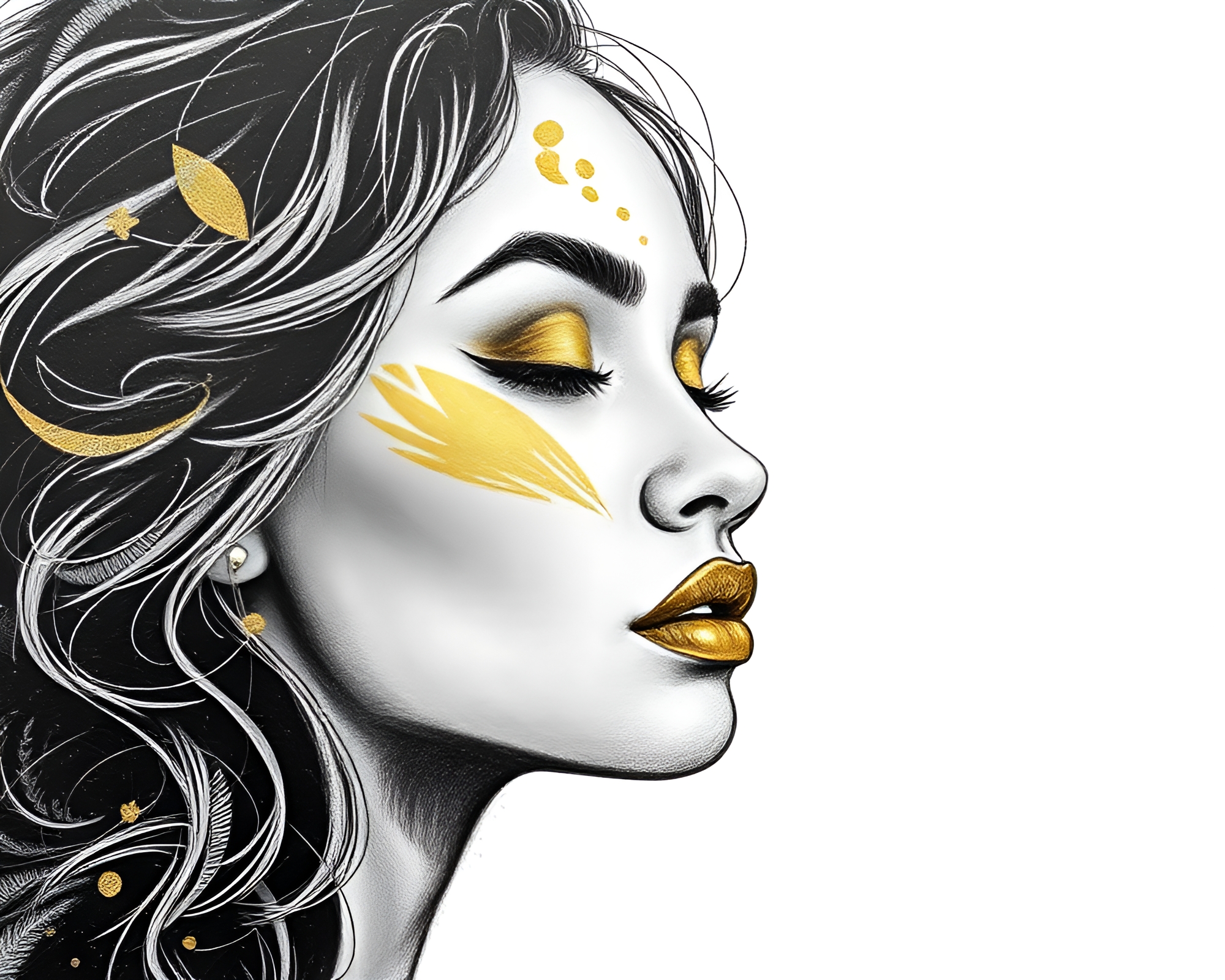Augmented Reality Jungle Expedition Foil Sketch – free AI stock image