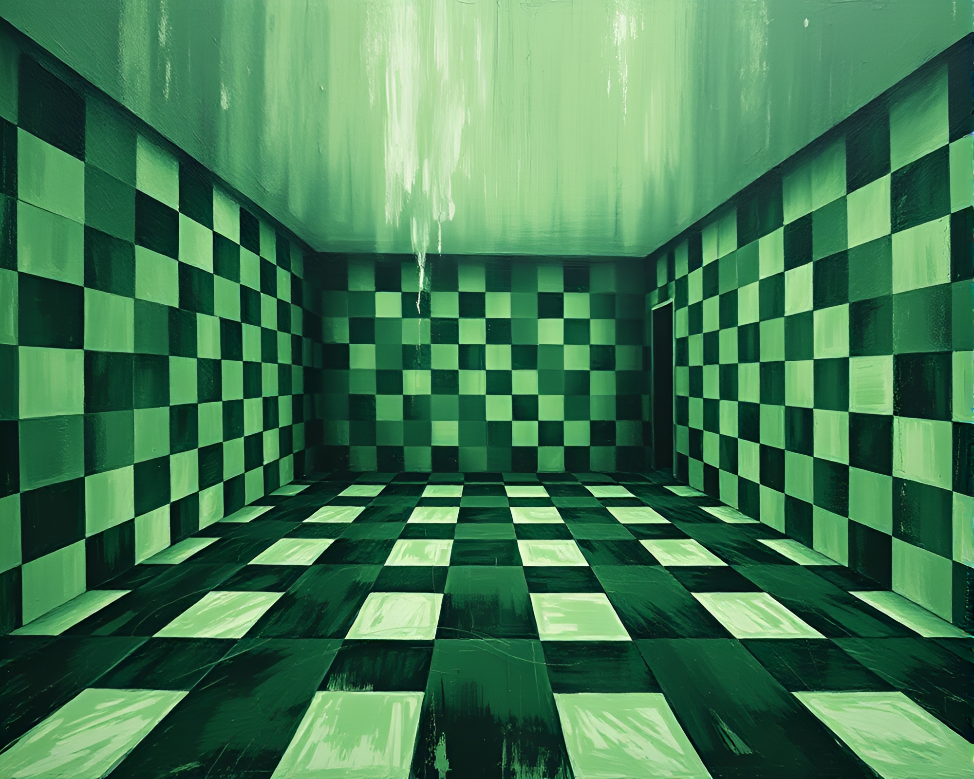 Mind Palace Checkered Dreamscape – free AI stock image