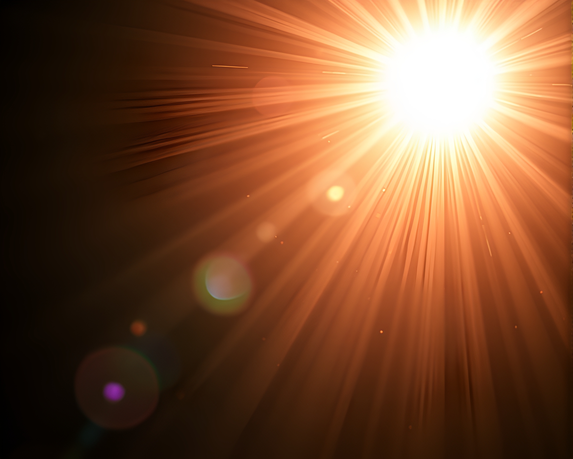 Vase glowing with lens flare bursts in technical illustration – free AI stock image