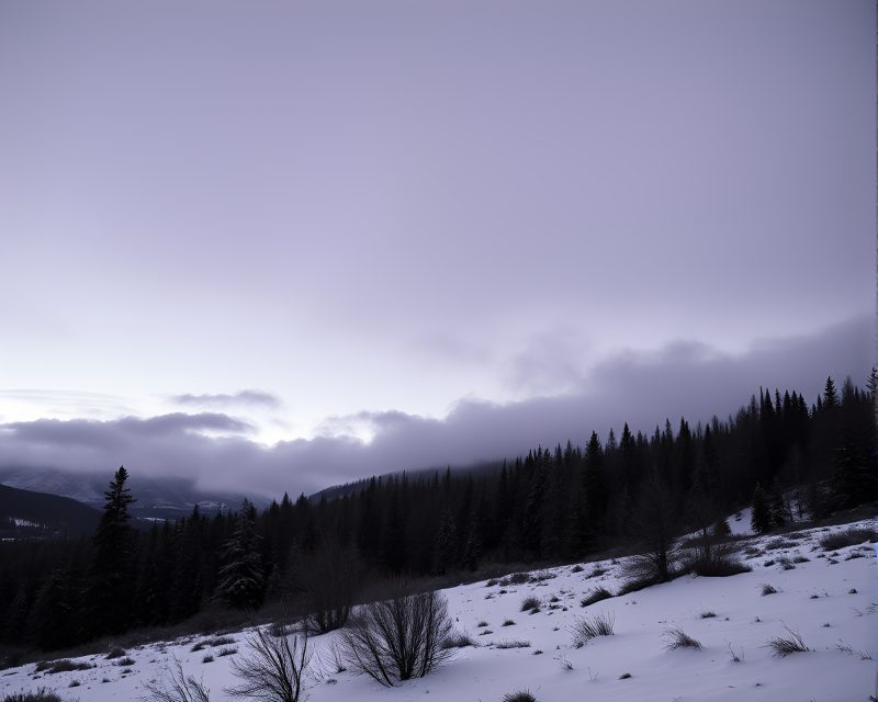 Mystical Light Leaks Over Northern Tundra – free AI stock image