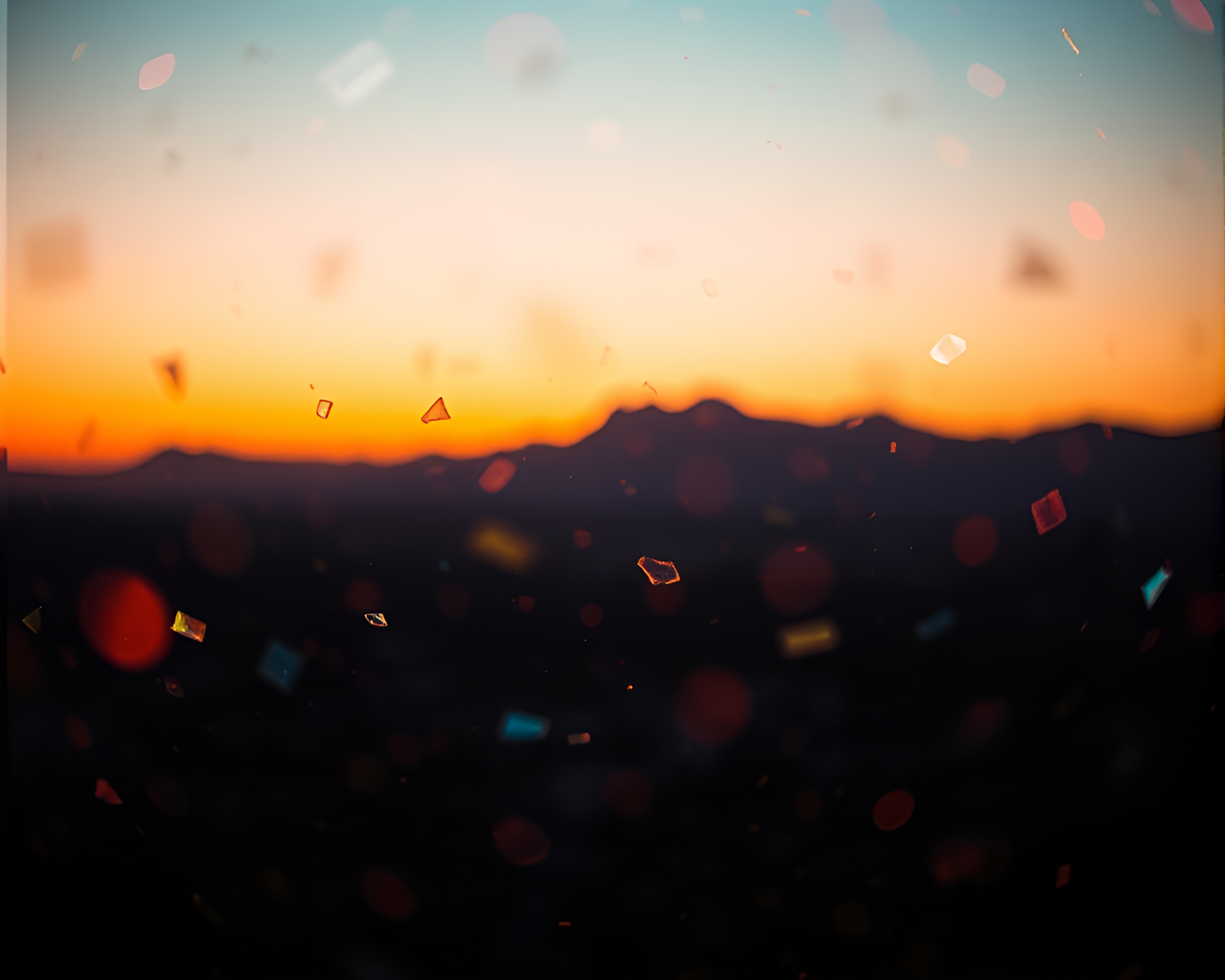 Phoenix Kaleidoscope Fragment with Dreamy Rim Lighting – free AI stock image