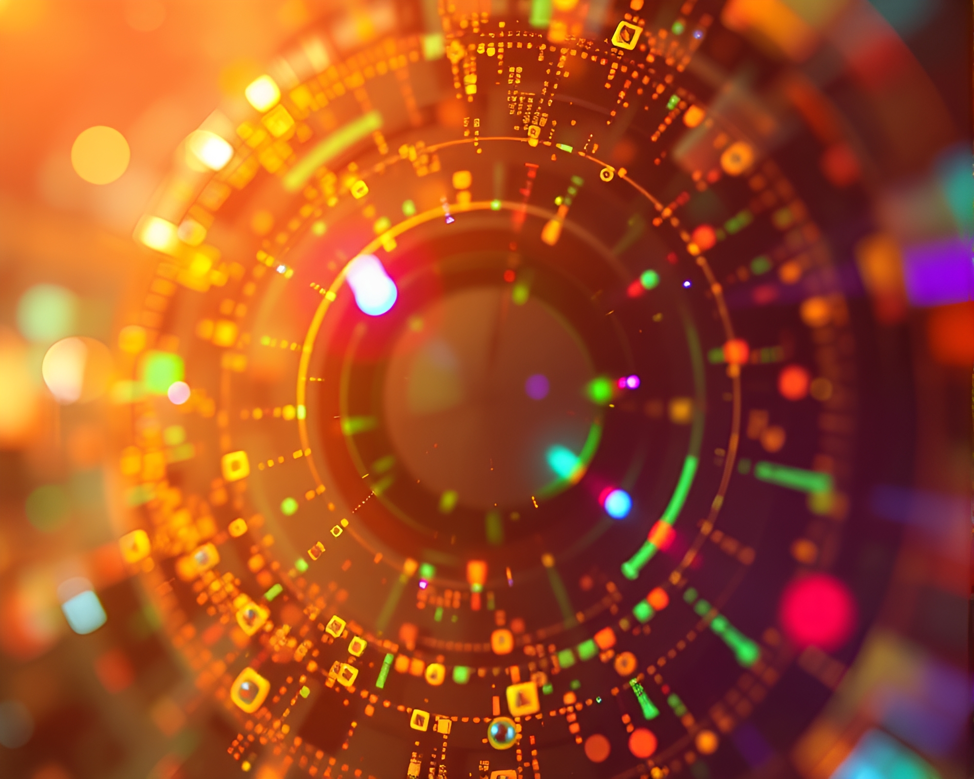Futuristic 3D Bio-Printing Glitch Art – free AI stock image