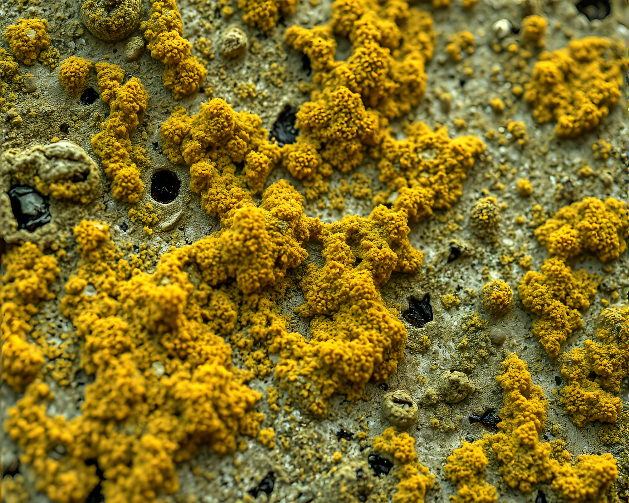 Lichen Astral Projection: Fluid Sunset Serenity – free AI stock image
