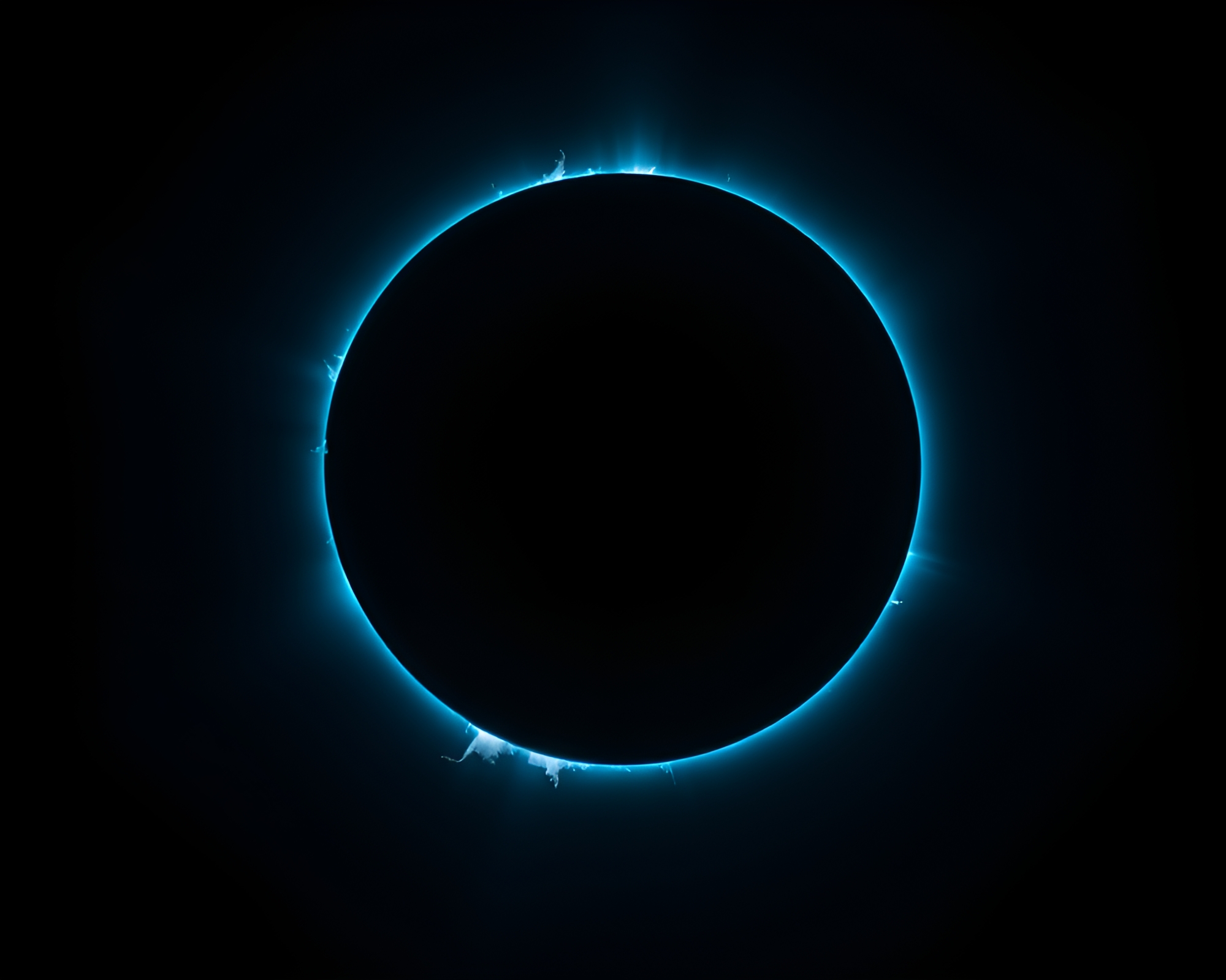 Solar Eclipse Visualization in Data Art Style – free AI stock image