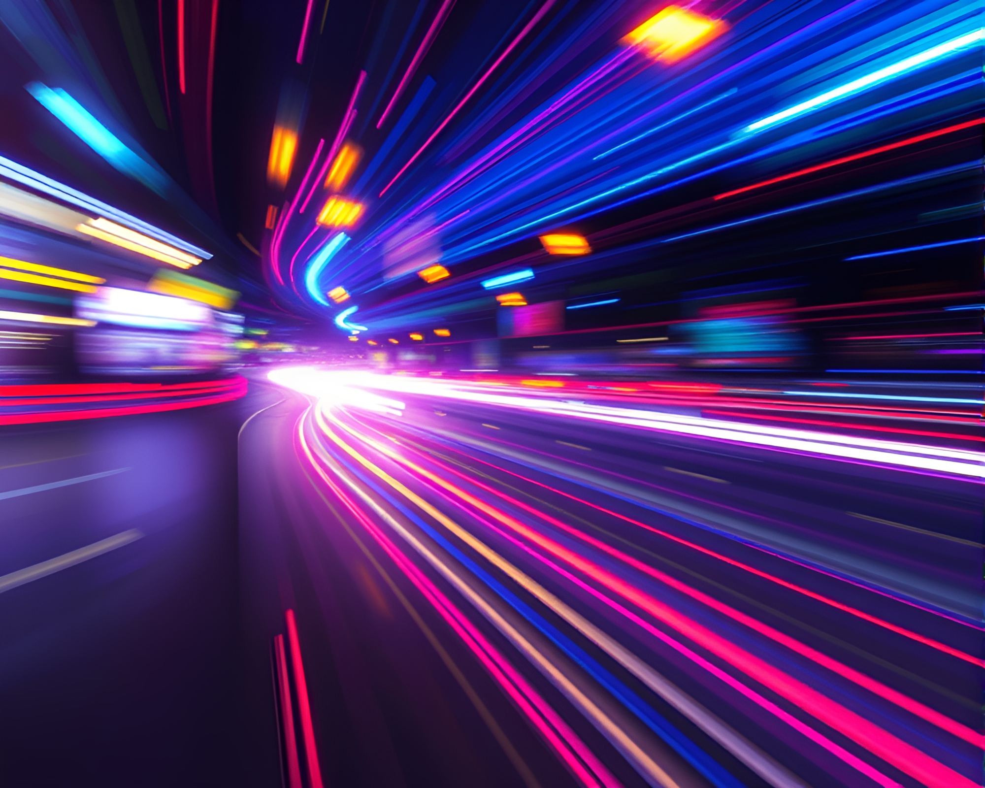 Ultraviolet Augmented Reality: Motion Blur Trompe-l’oeil Creation – free AI stock image