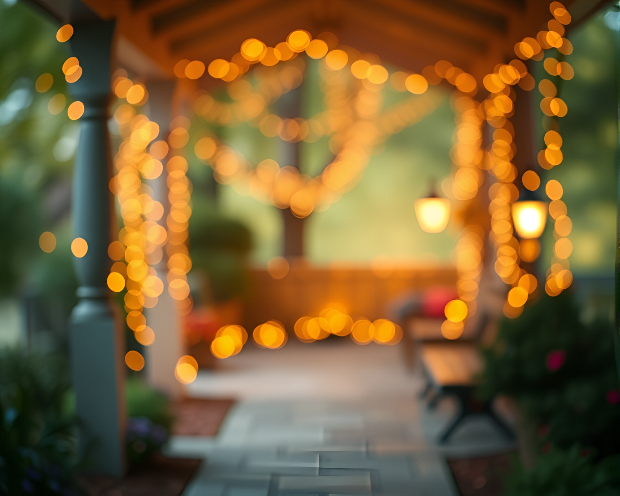 Enchanting Fairy Glowing in Soft Porchlight Ambiance – free AI stock image