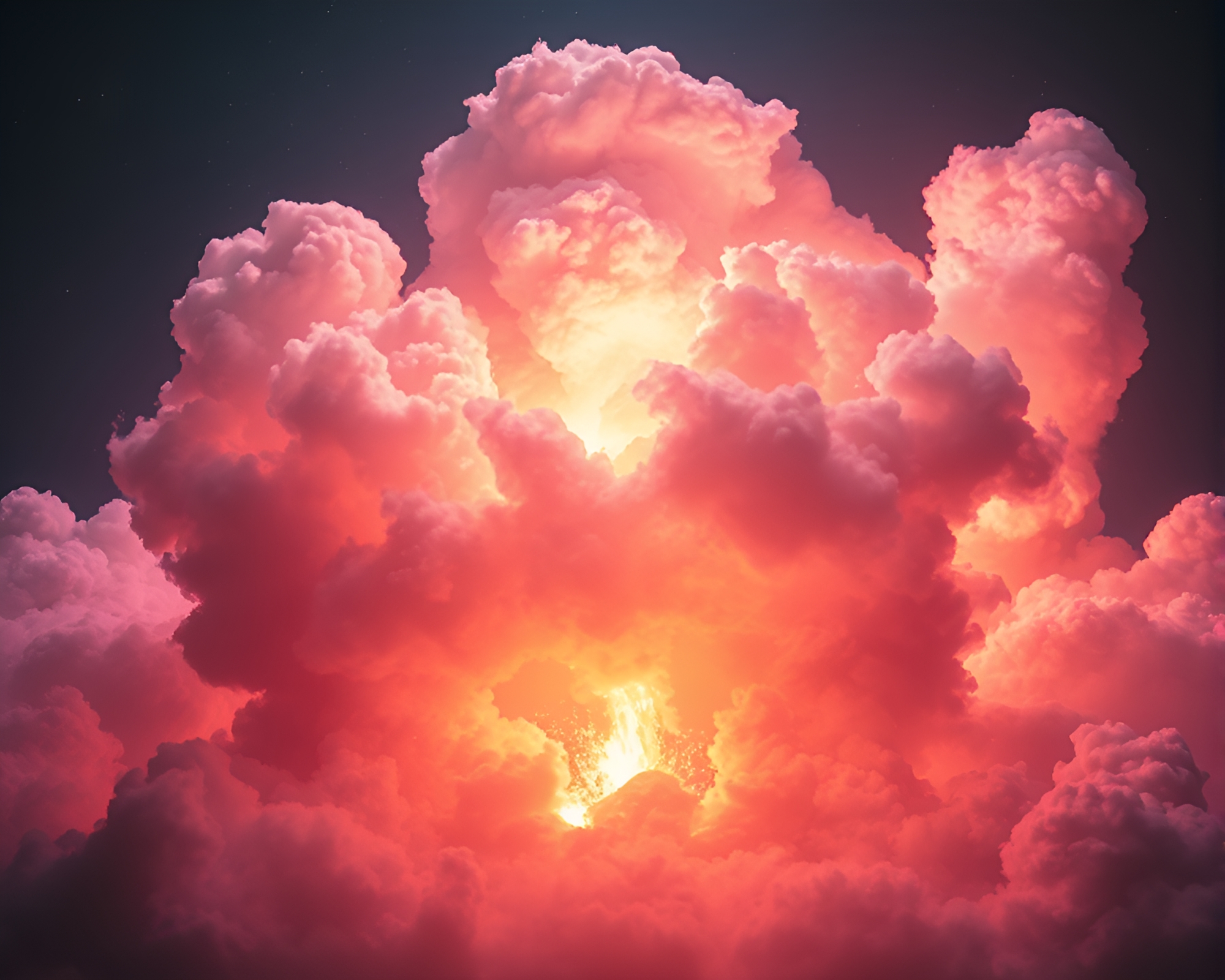 Mystical Rune Stone in Vaporwave Explosion – free AI stock image