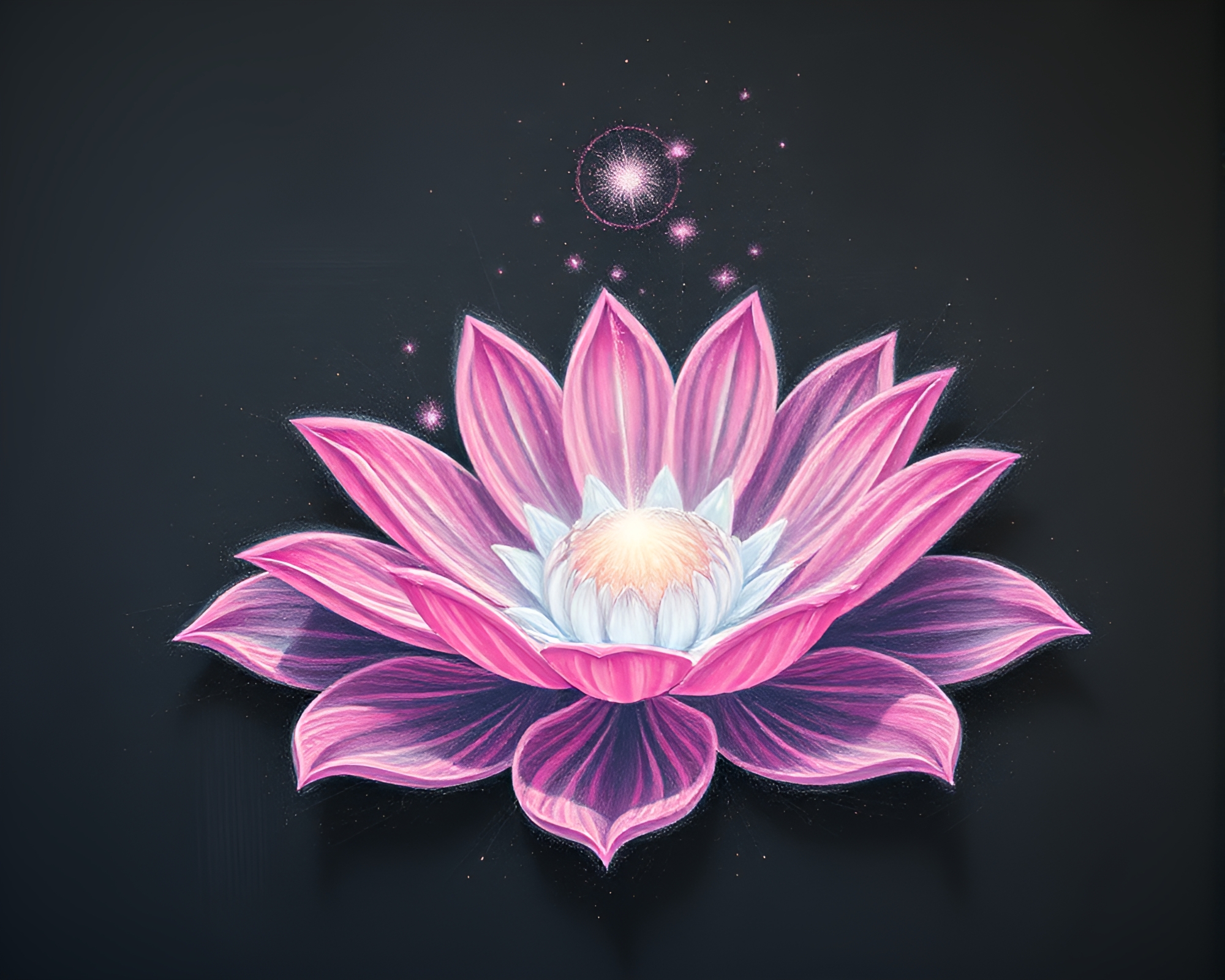 Flower Petal Zero-Point Energy Reactor – free AI stock image