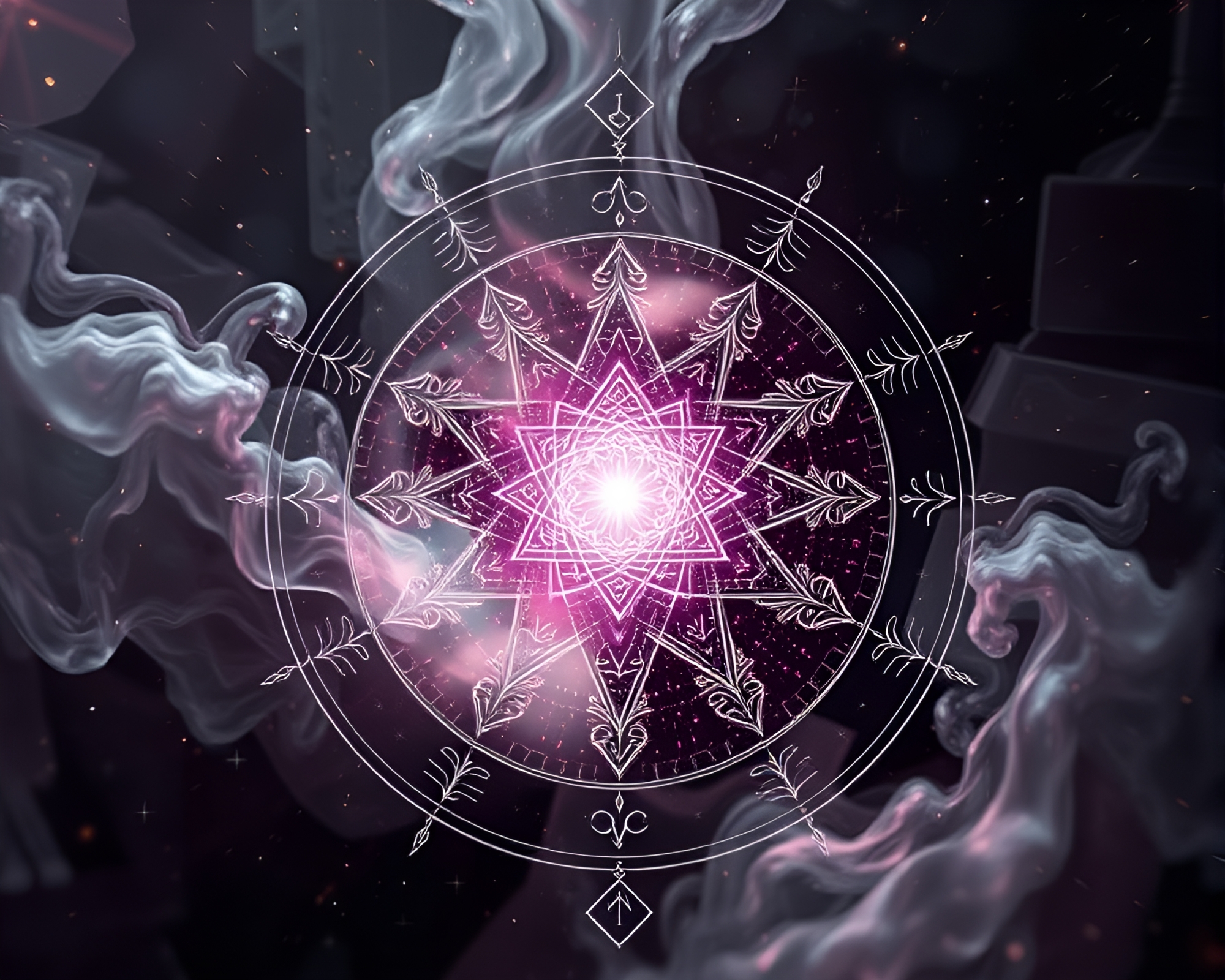 Digital Alchemical Symbols in Tightly Cropped Écorché Study – free AI stock image