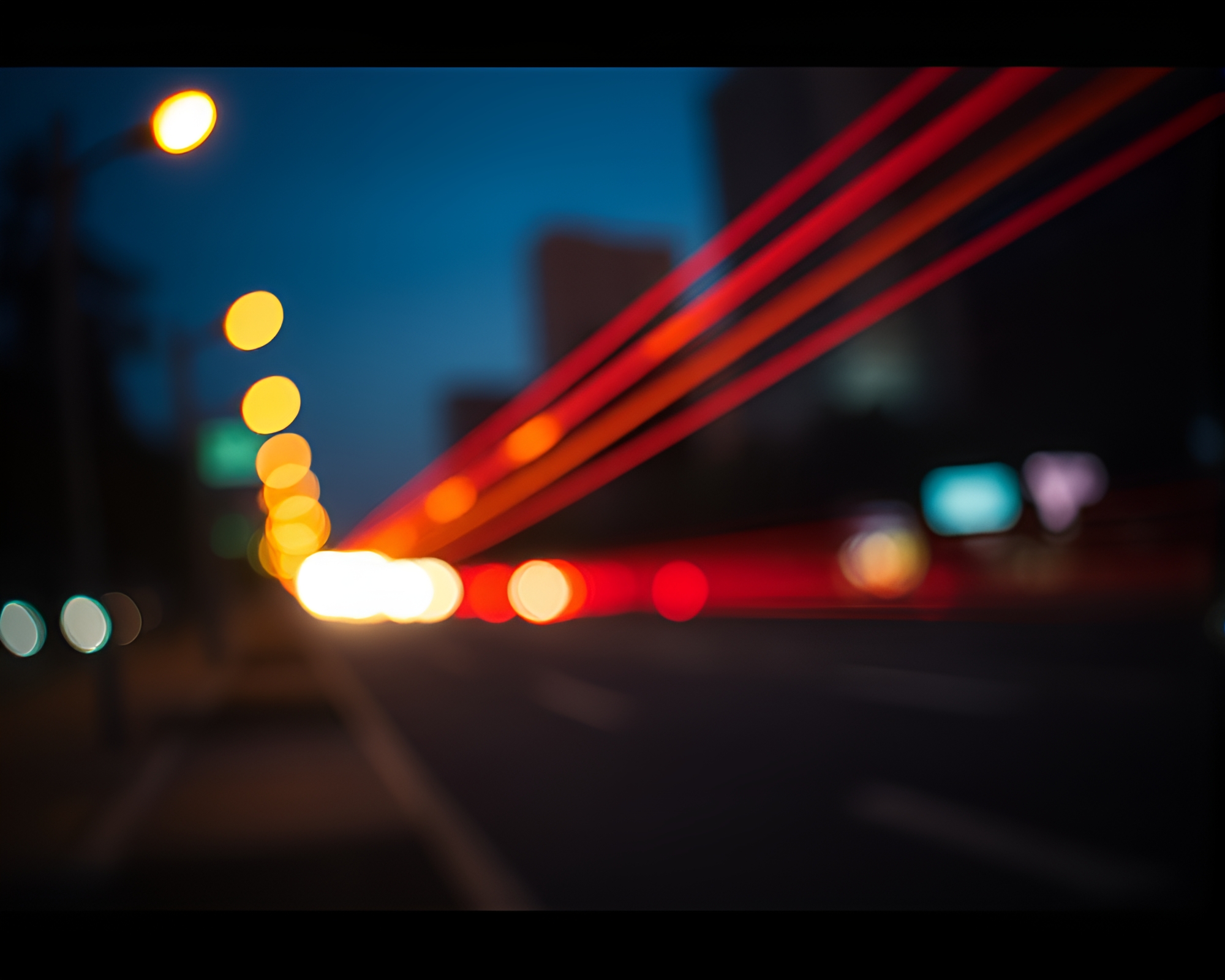 16-bit Savannah Split Focus Light Streaks Scene – free AI stock image