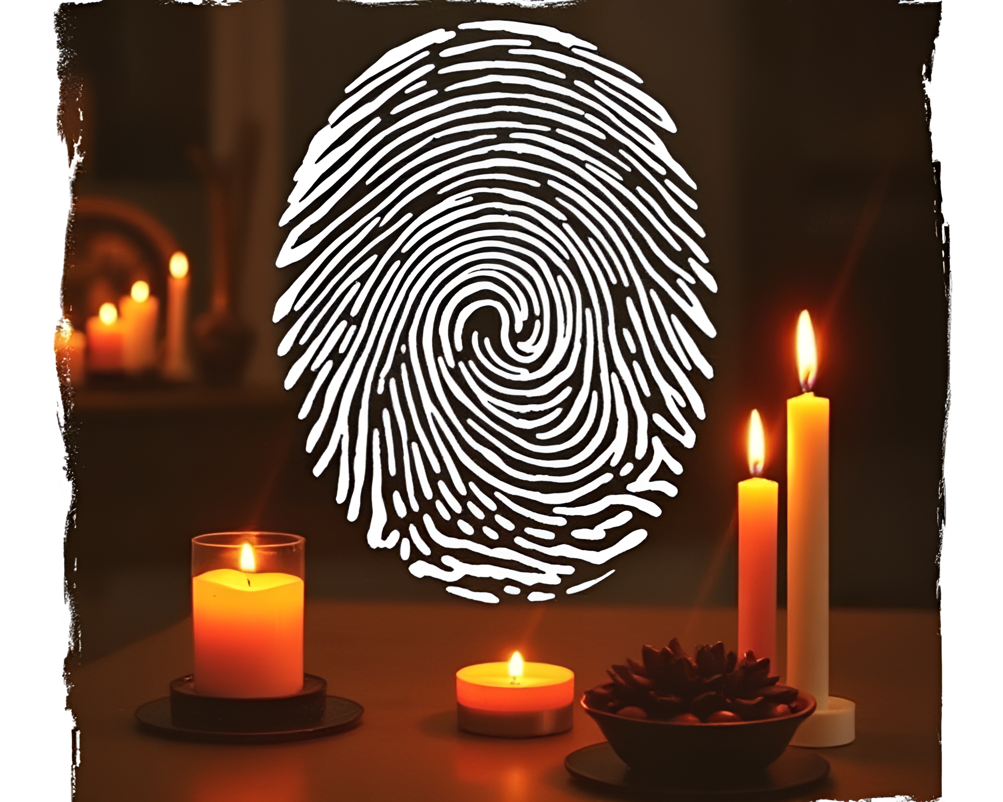 Mysterious Satyr in Candlelit Swirls – free AI stock image