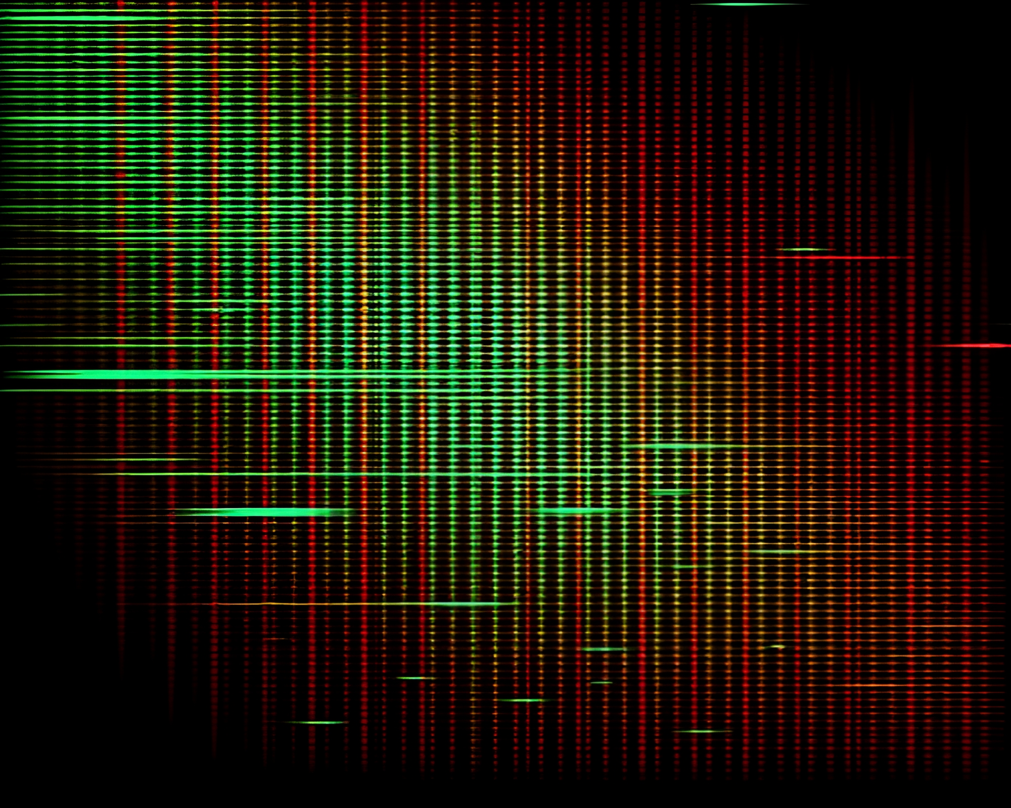 Minimalist Digital Glitch Art: Halftone Grid Flicker – free AI stock image