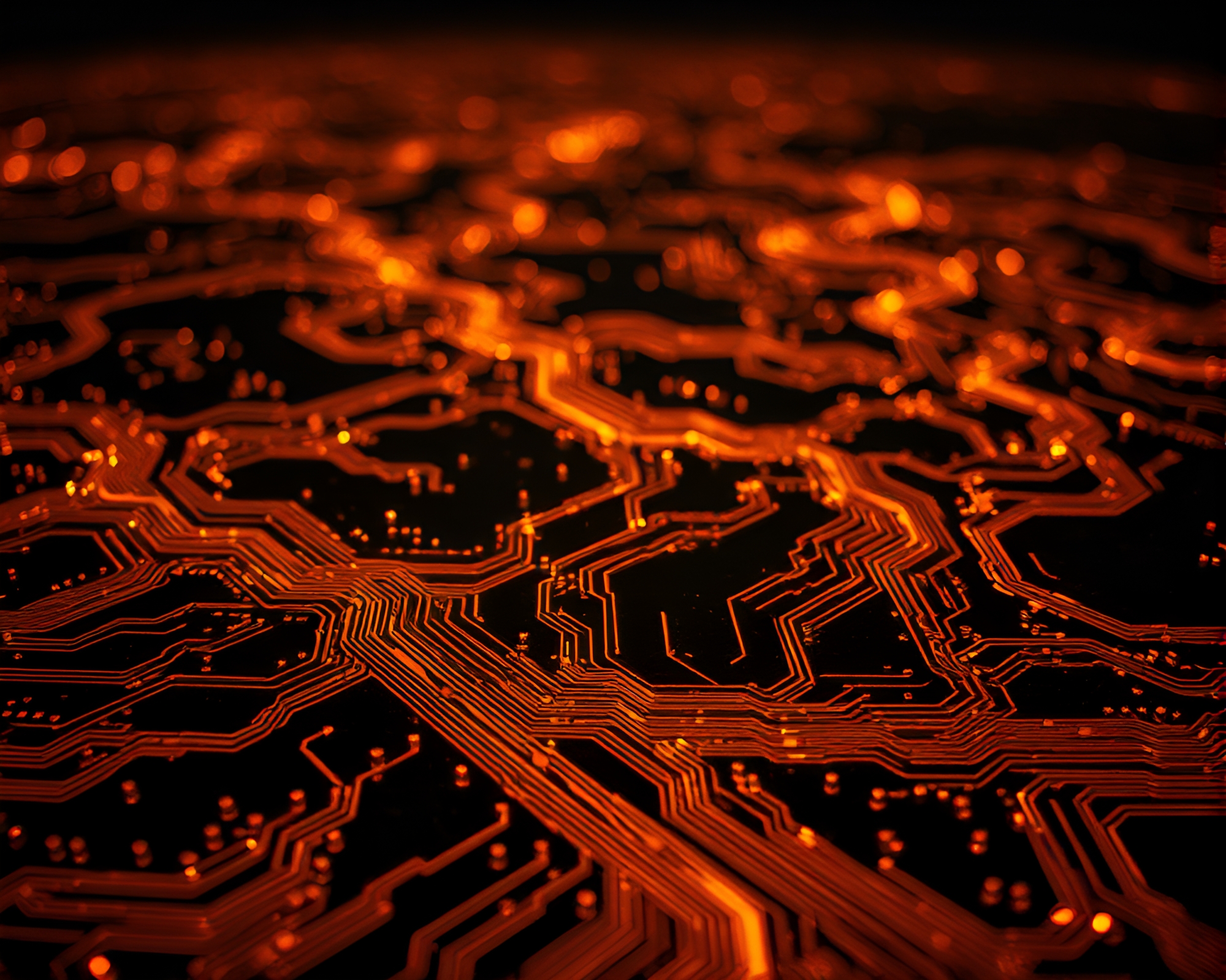 Desert Mirage: Circuit Board Écorché Study – free AI stock image