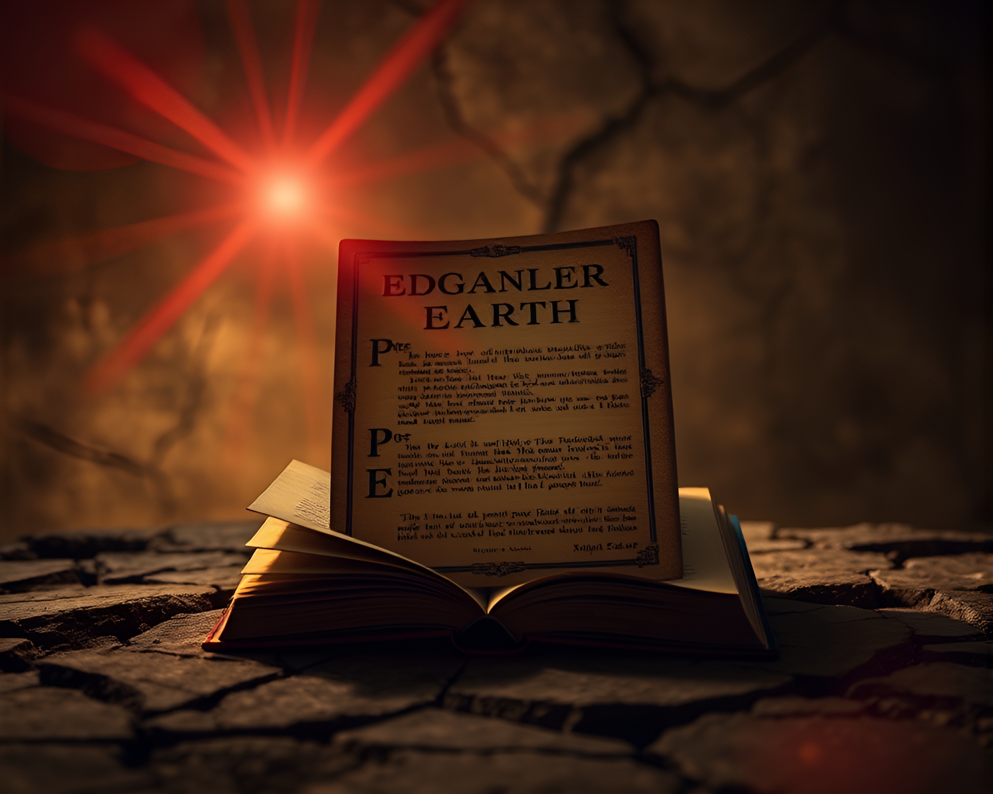 Desolate Land of Edgar Allan Poe’s Lore – free AI stock image