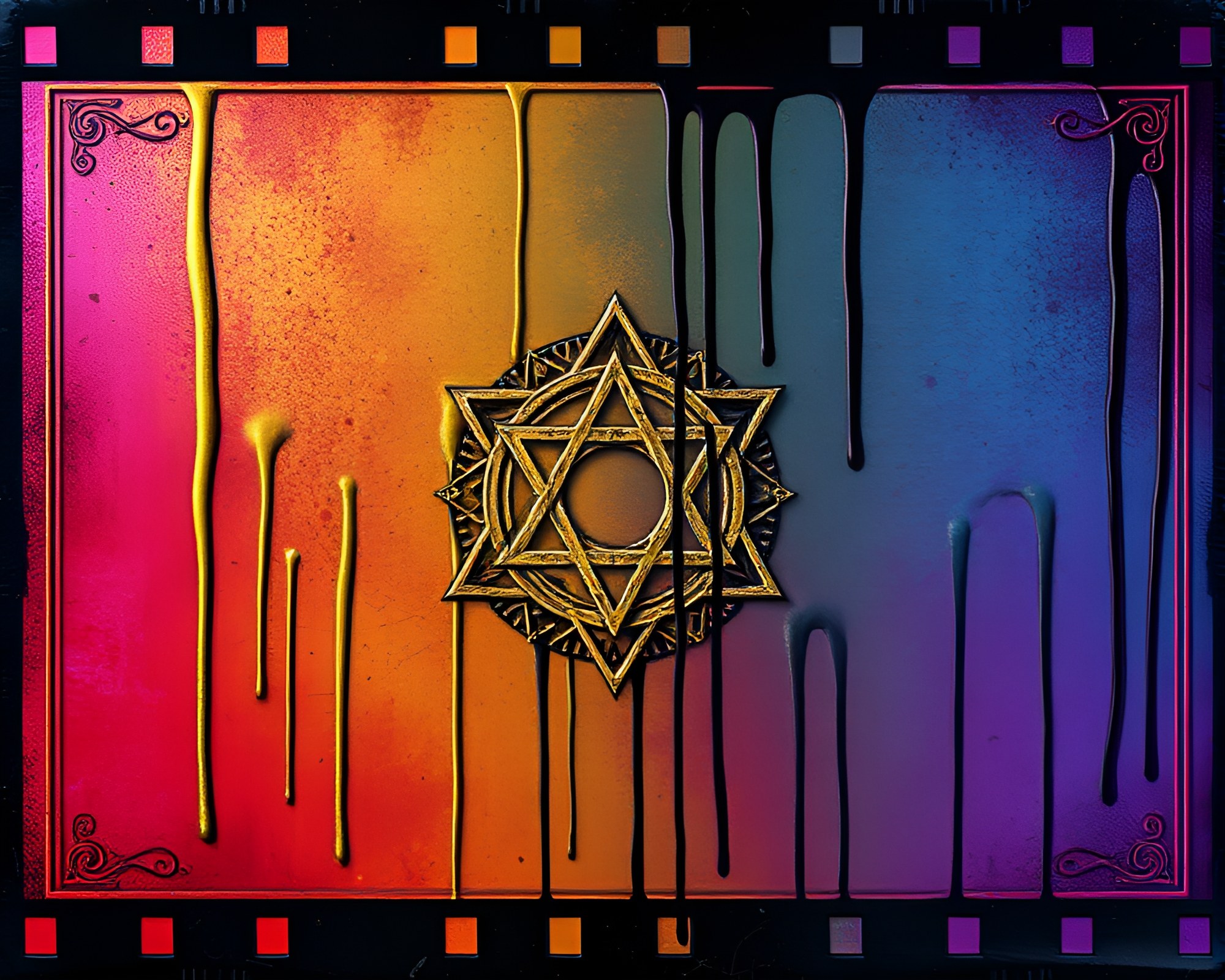 Alchemy in Action: Metal Spray Paint Creation – free AI stock image