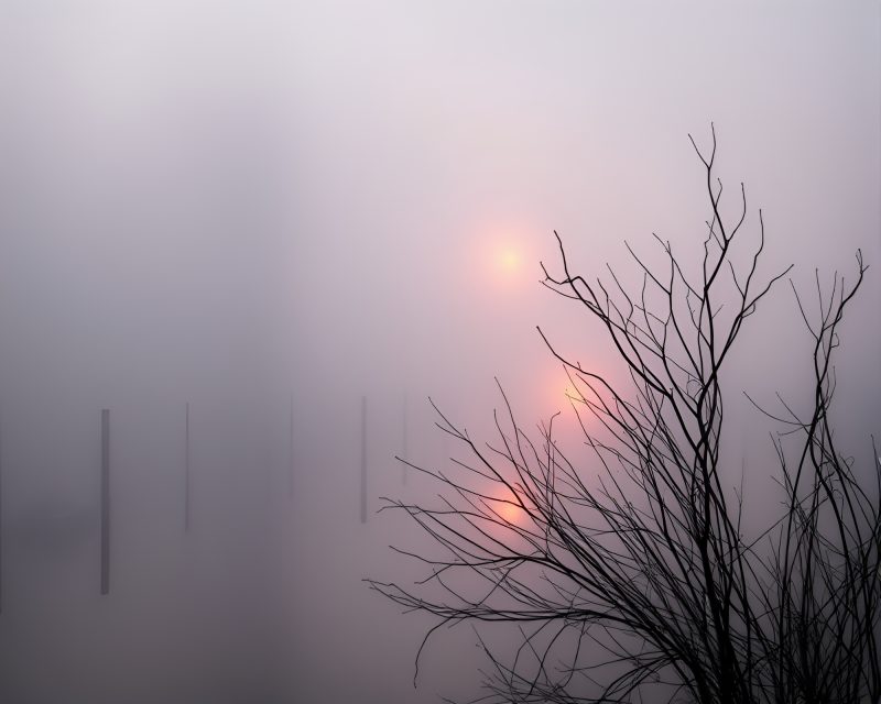 Ethereal Murano Glass Fog Composition – free AI stock image
