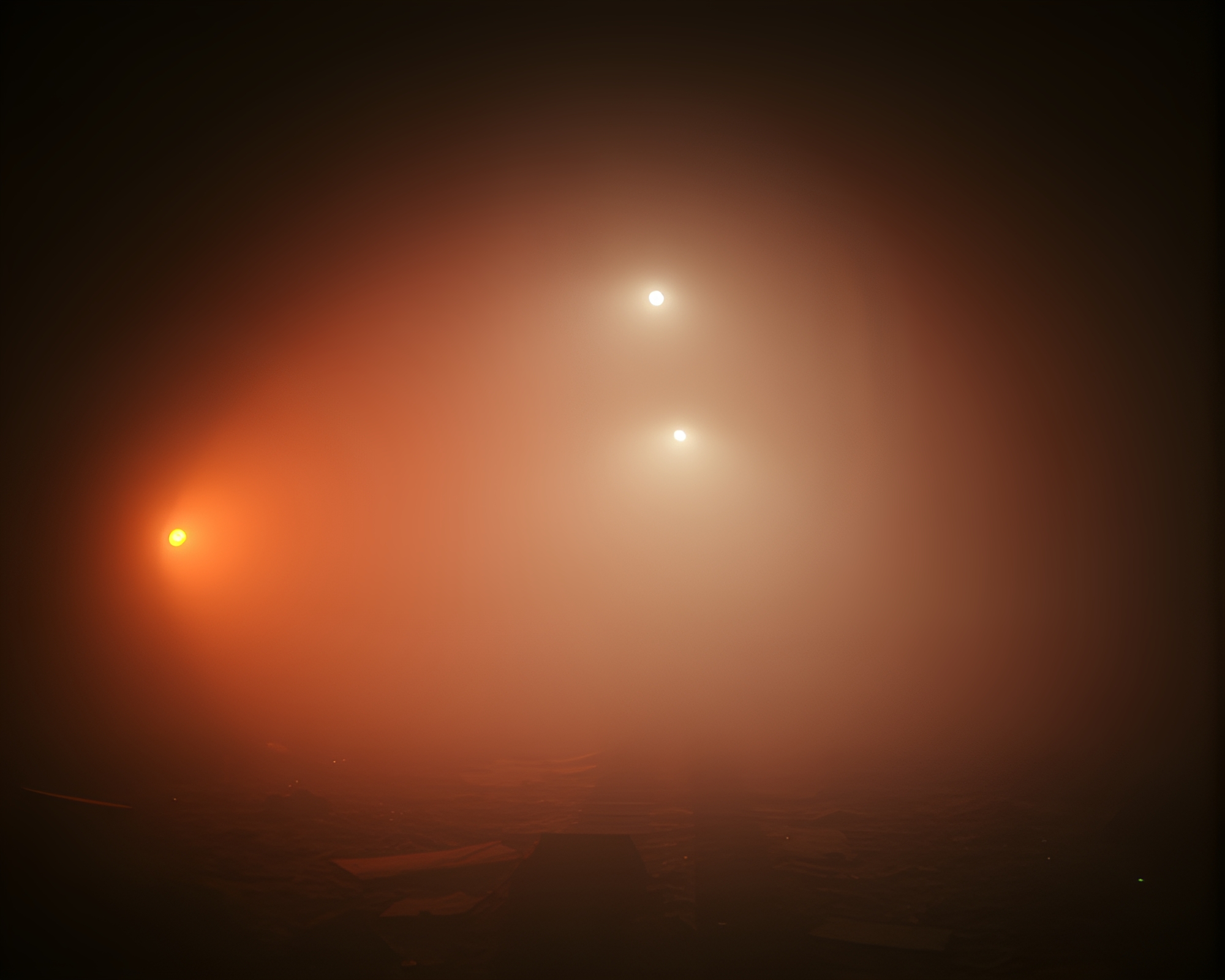 Ethereal Dystopian Bunker with Foreground Mystery – free AI stock image