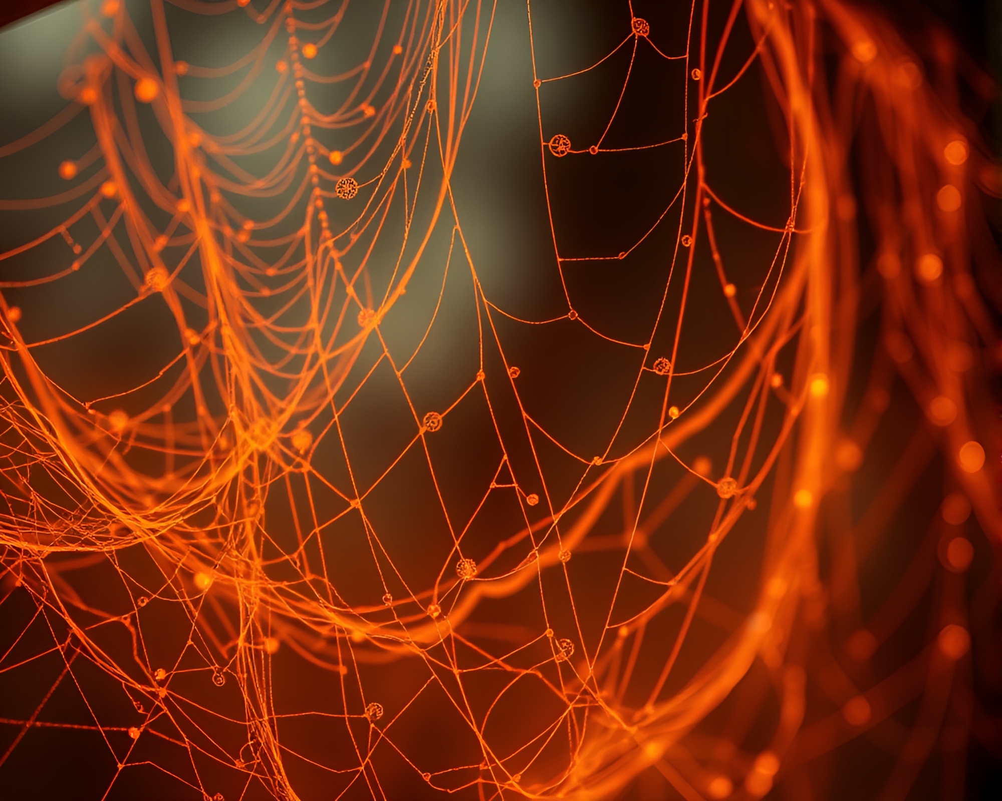 Alchemical Symbols in Glitched Cobweb Art – free AI stock image