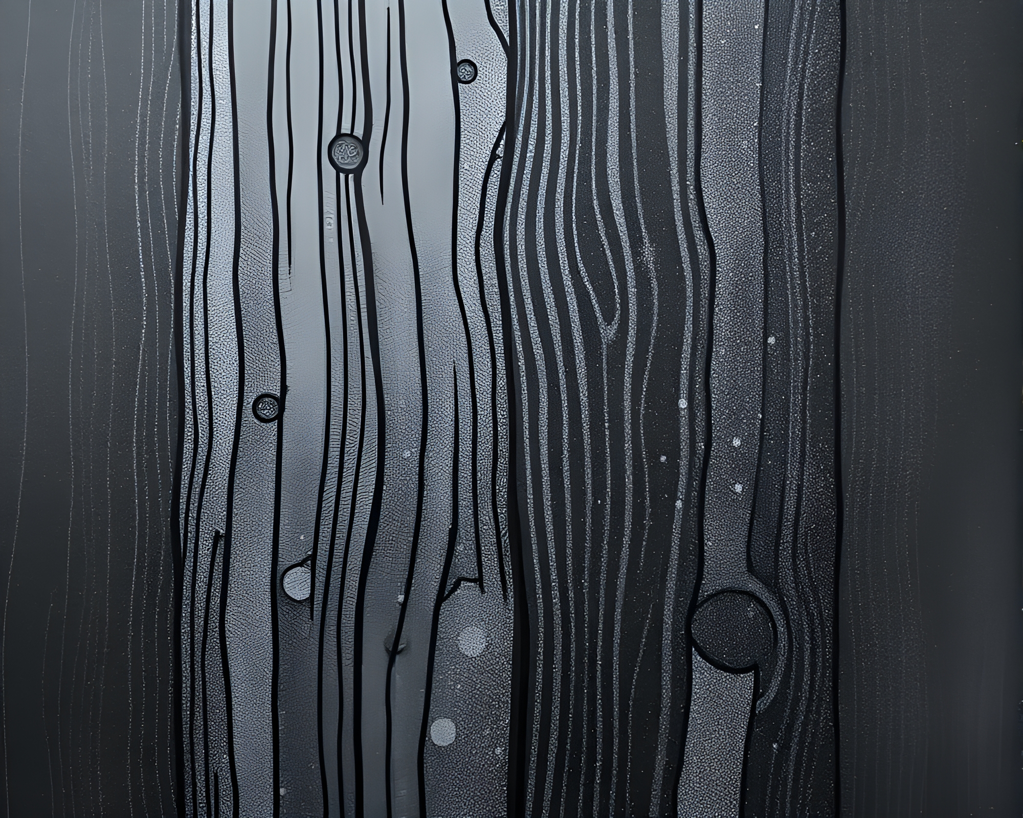 Stardust Shimmer Through Chalkboard Stained-Glass Wood Grains – free AI stock image