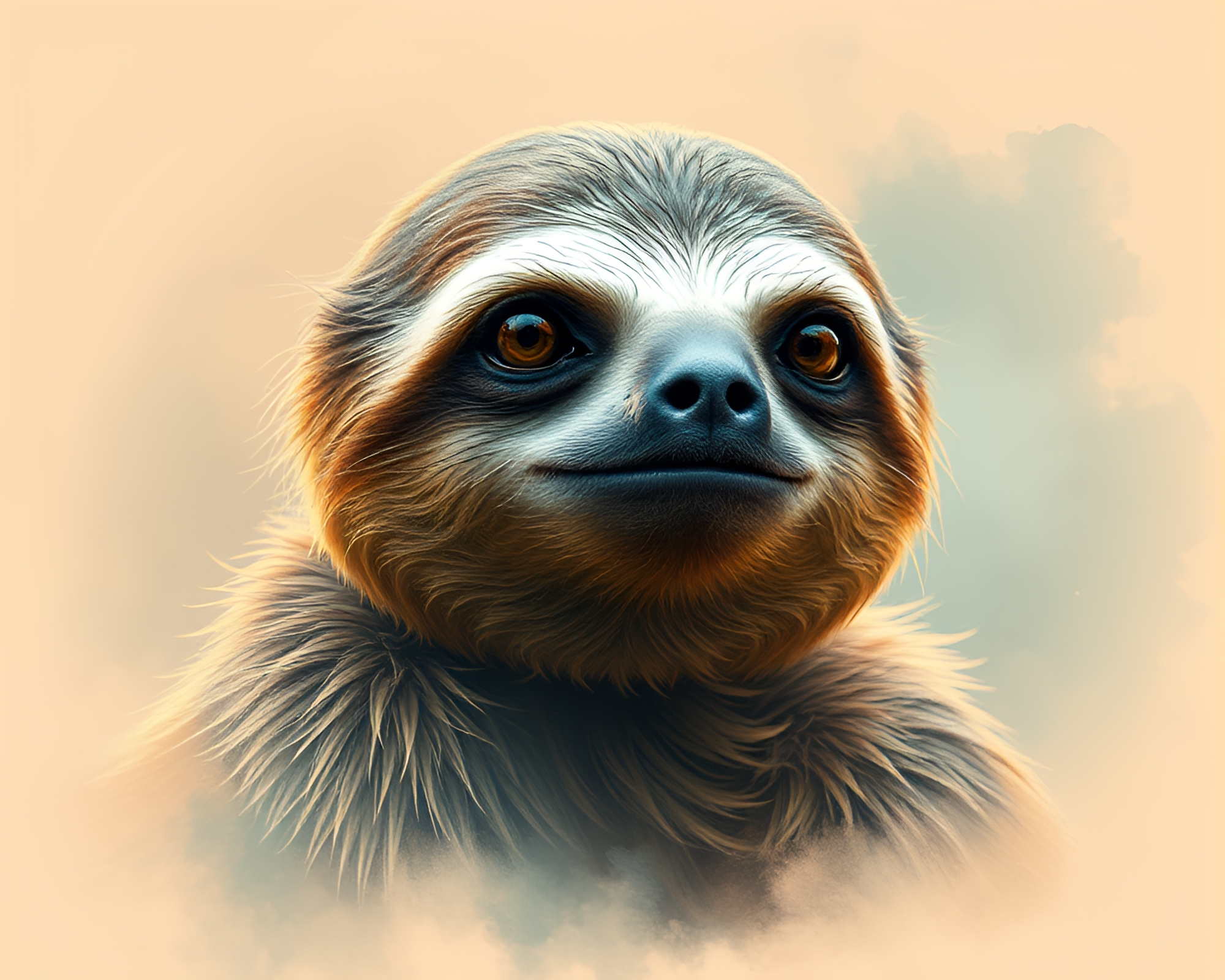 Slothful Medical Study with Dust Overlay – free AI stock image