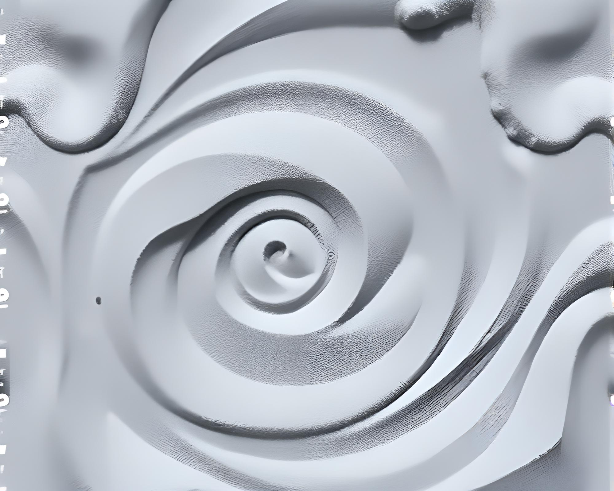 Mesmerizing Pumpkin Pie Sand Swirl Bio-Organic Monochrome – free AI stock image