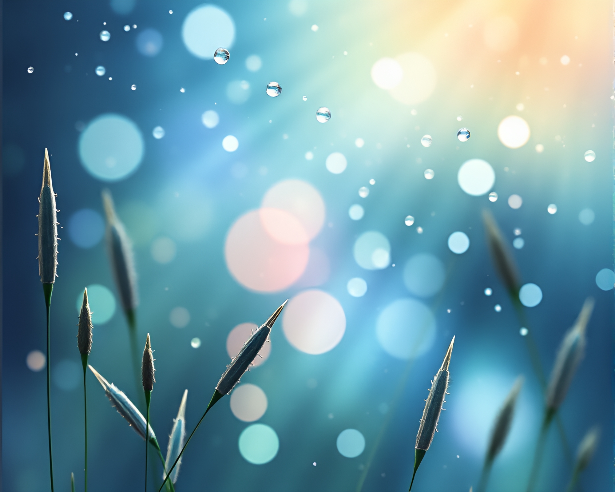 Enchanted Parallel Universe: Dew Drops in Wildlife Watercolor – free AI stock image
