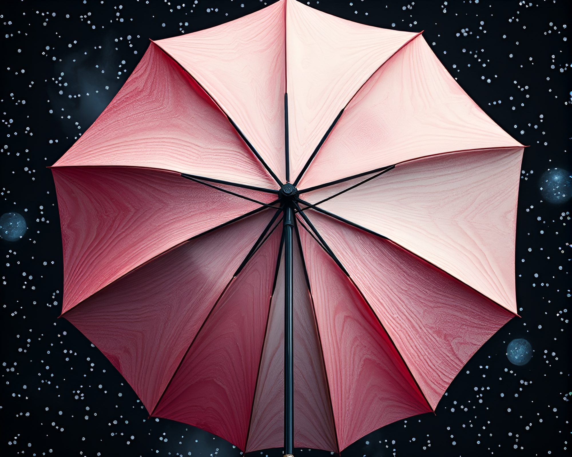 Mesmerizing X-ray Wood Grain Umbrella Artwork – free AI stock image